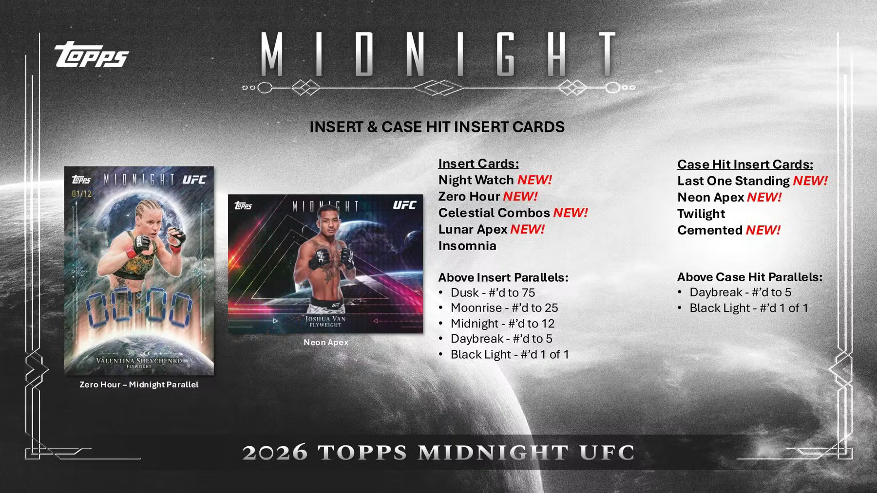 2026 탑스 미드나이트 UFC 하비 박스