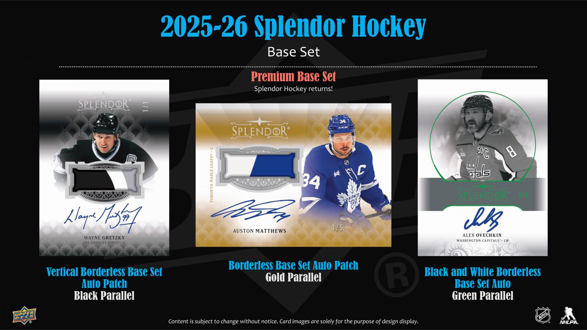 2025-26 Upper Deck Splendor Hockey Hobby Box