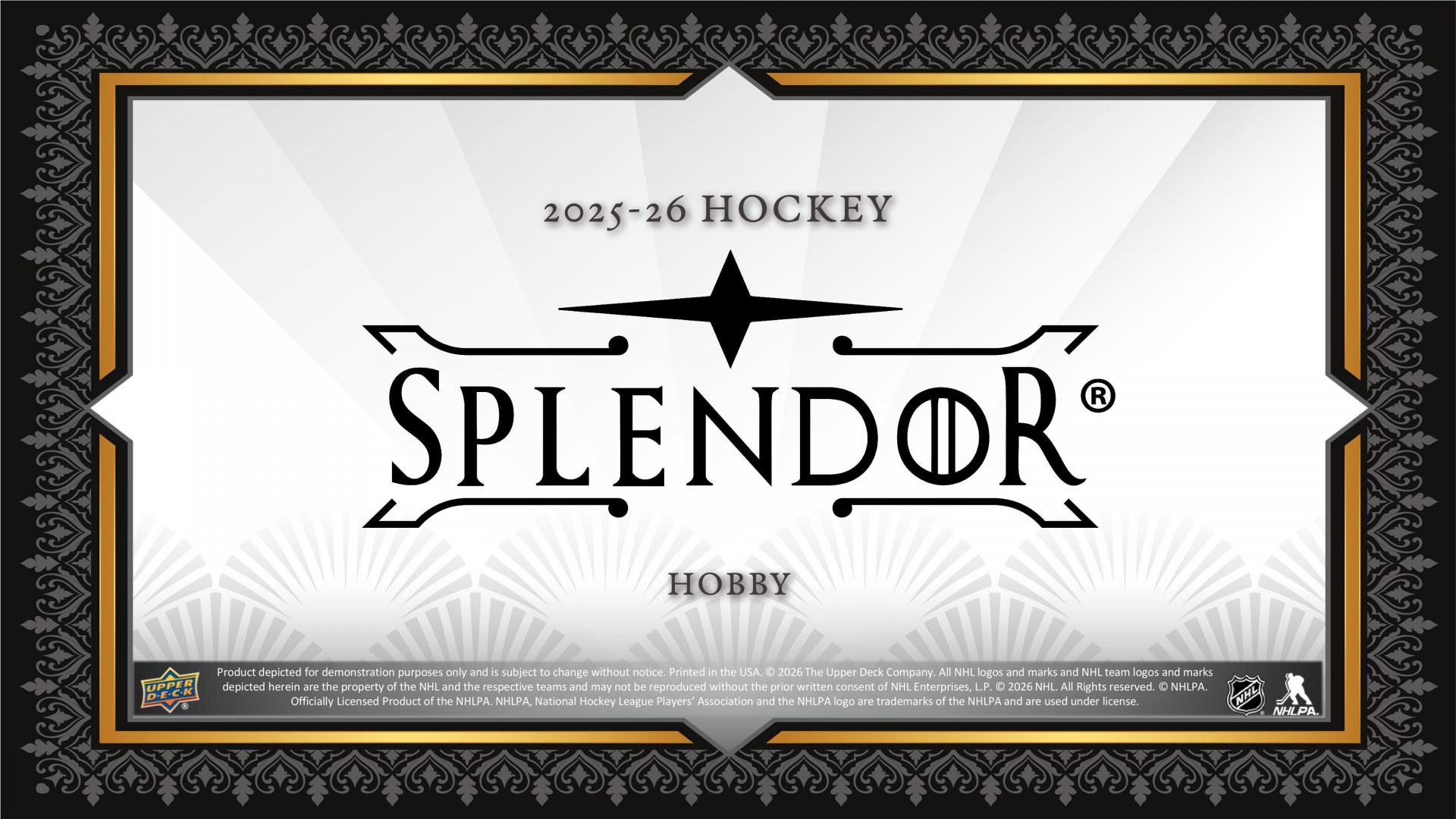 2025-26 Upper Deck Splendor Hockey Hobby Box