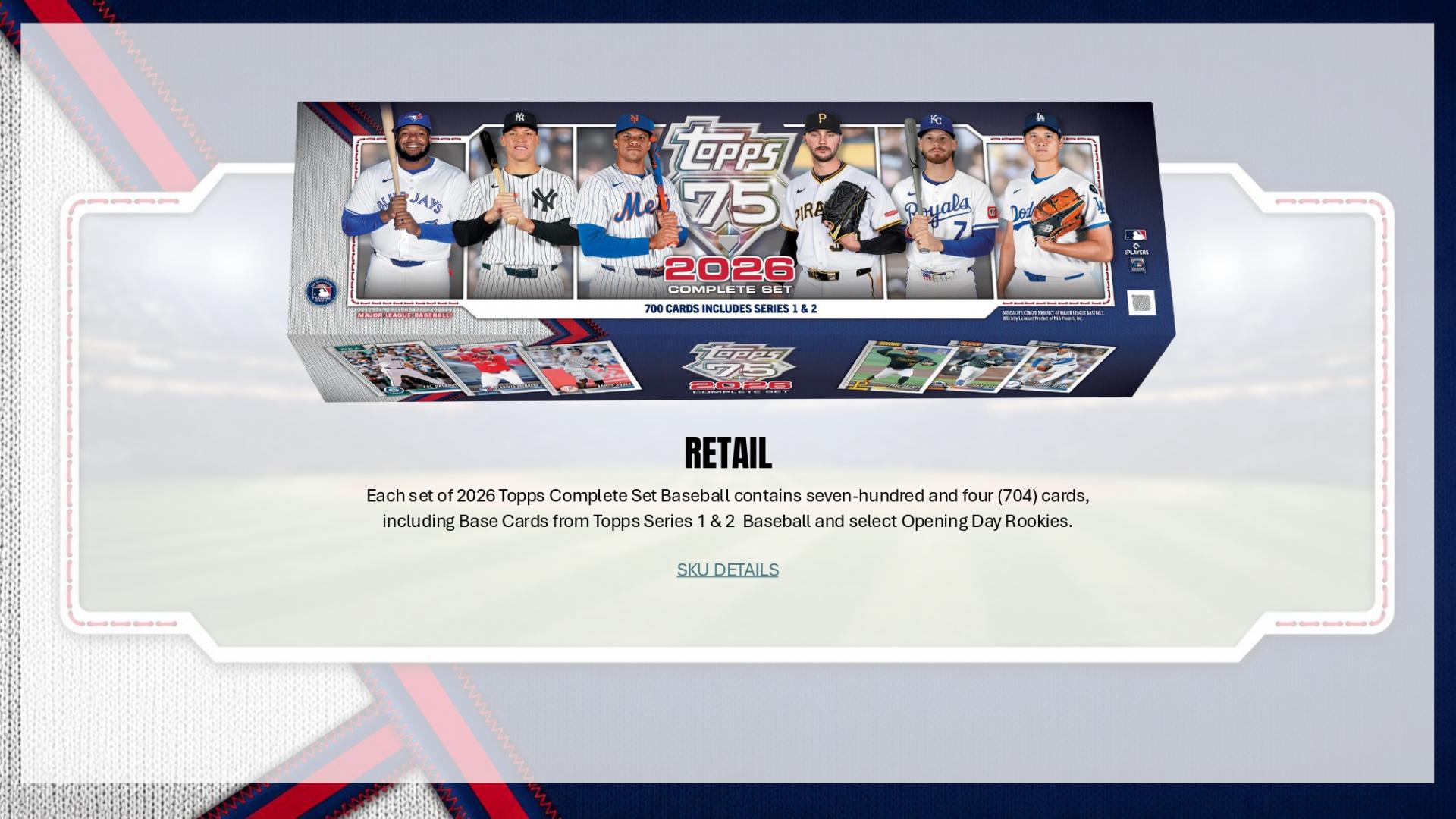 2026 Topps Baseball Complete Set Box