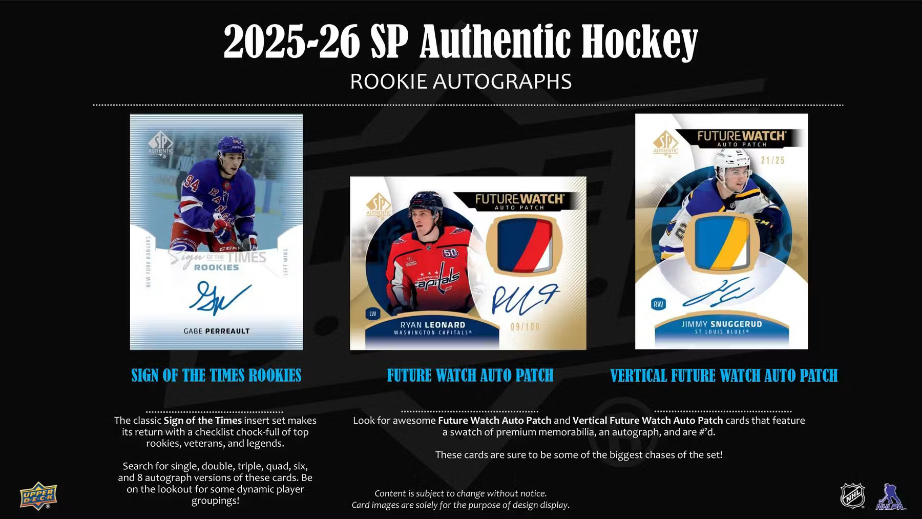 2025-26 Upper Deck SP Authentic Hockey