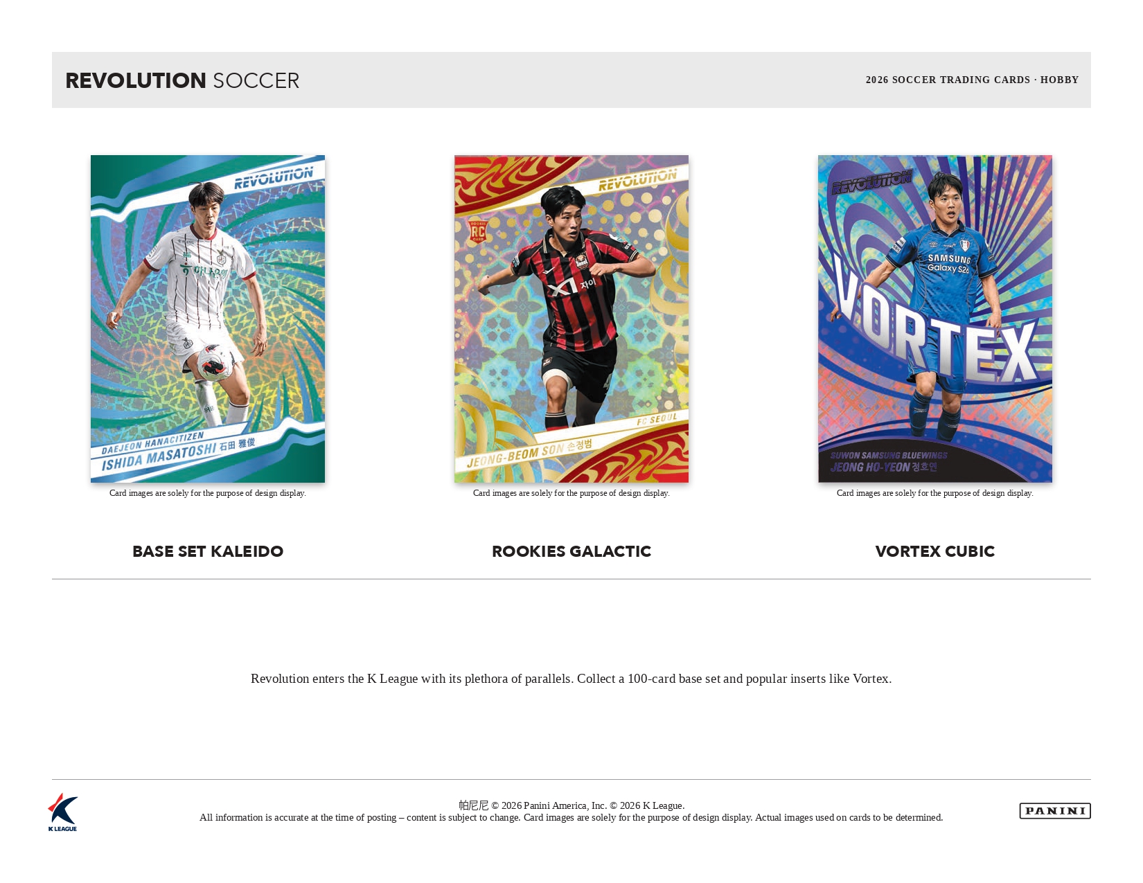 2026 Panini Revolution K League Soccer Hobby Box