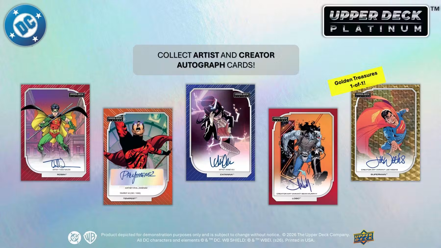 2026 Upper Deck DC Platinum Hobby International Box