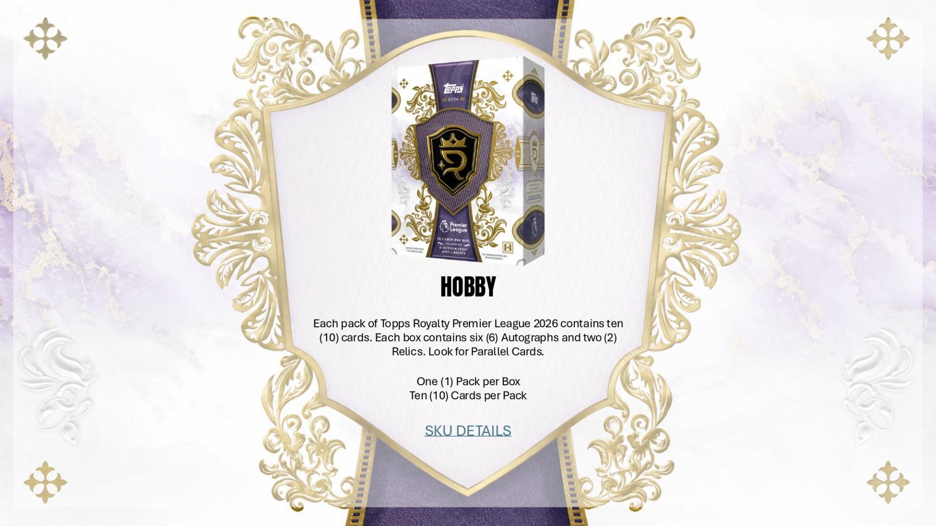 2026 Topps Royalty Premier League Hobby Box