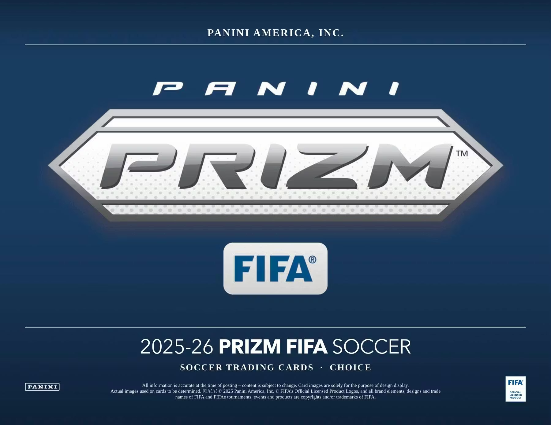 2025–26 Panini Prizm FIFA Soccer Choice Box