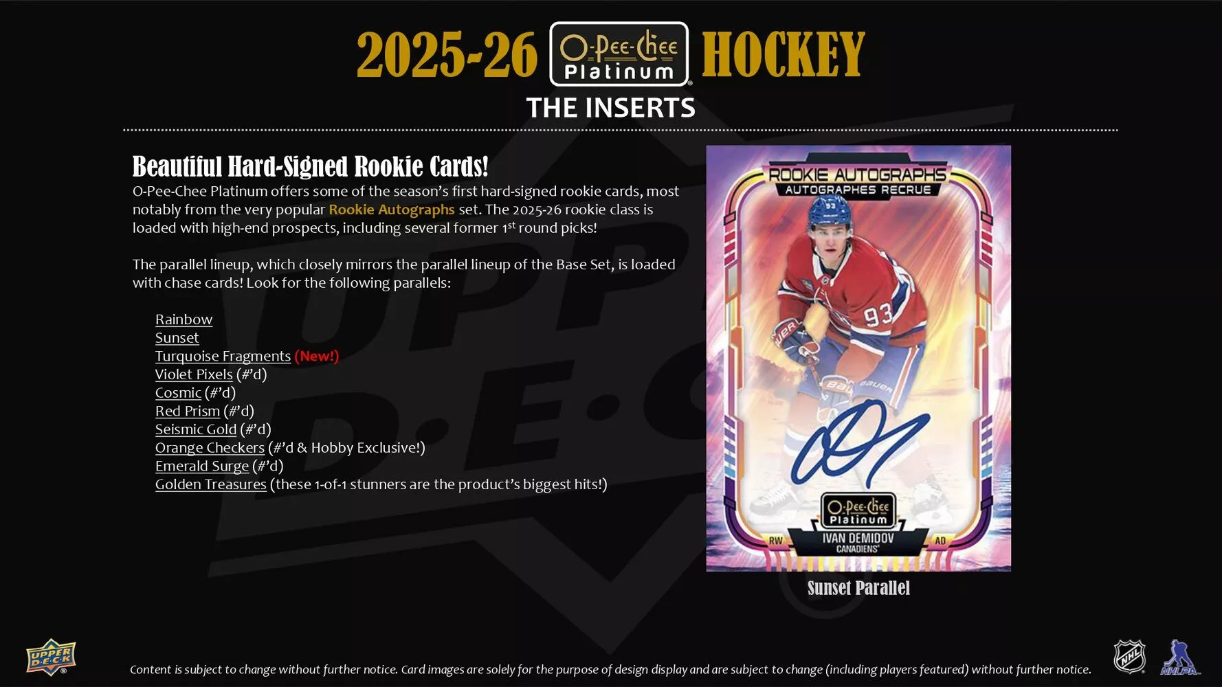 2025–26 Upper Deck O-Pee-Chee Platinum Hockey Box