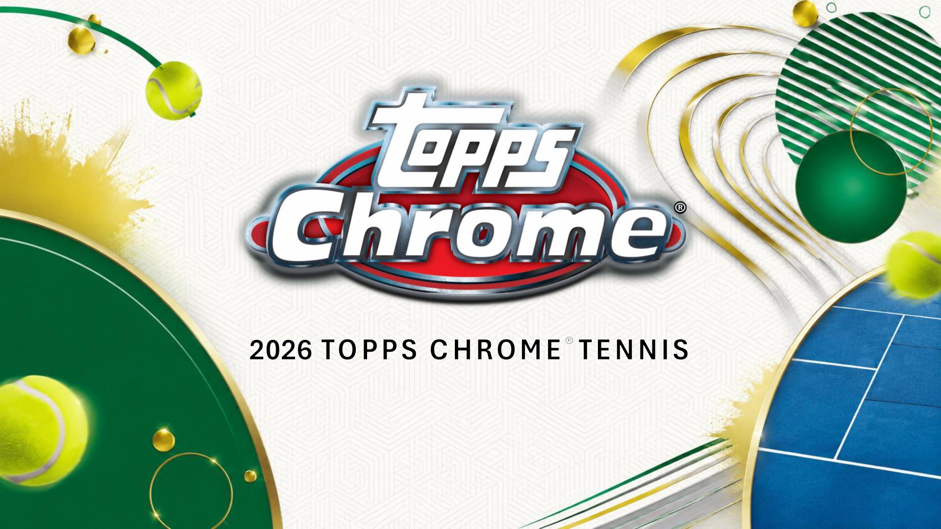 2026 Topps Chrome Tennis Value Box
