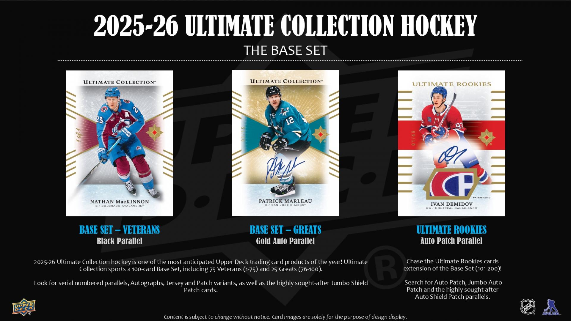 2025-26 Upper Deck Ultimate Collection Hockey Hobby Box
