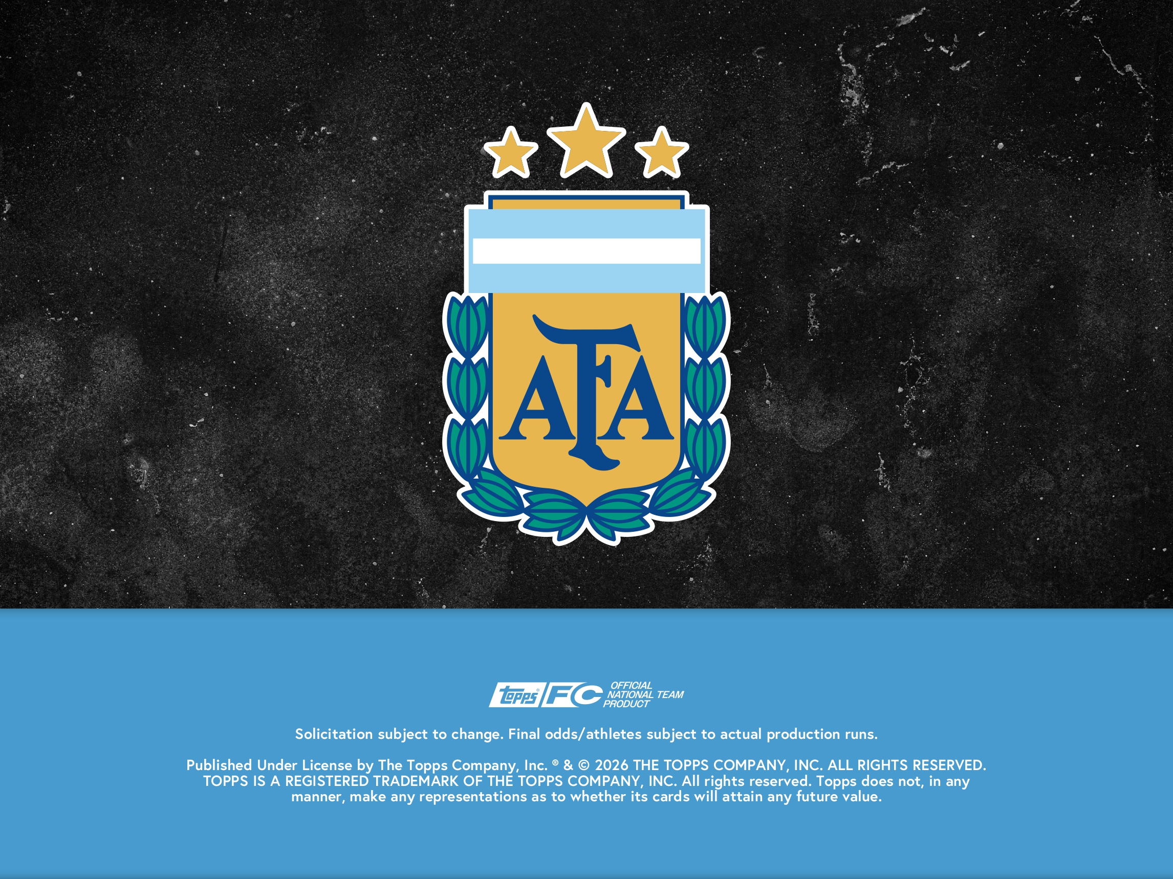 2025-26 Topps Argentina Team Set Box
