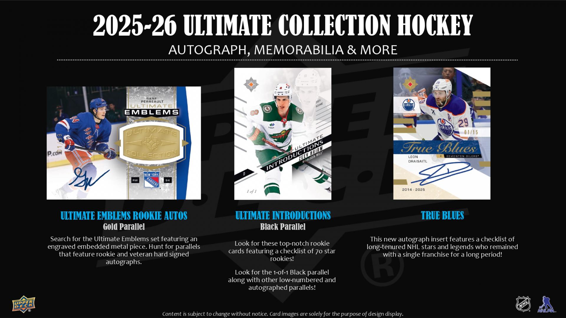 2025-26 Upper Deck Ultimate Collection Hockey Hobby Box