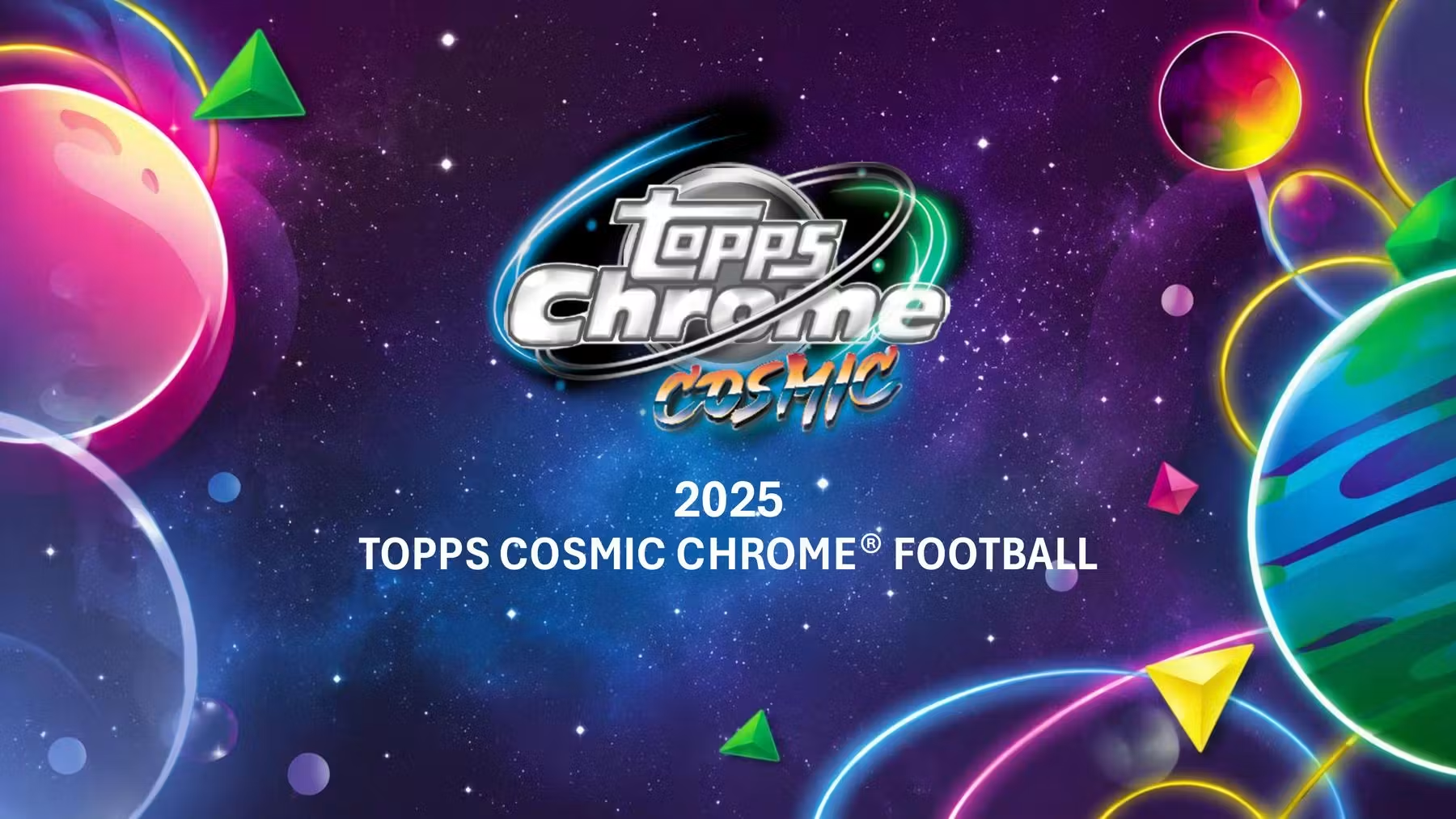 2025 Topps Chrome Cosmic Football Hobby Box