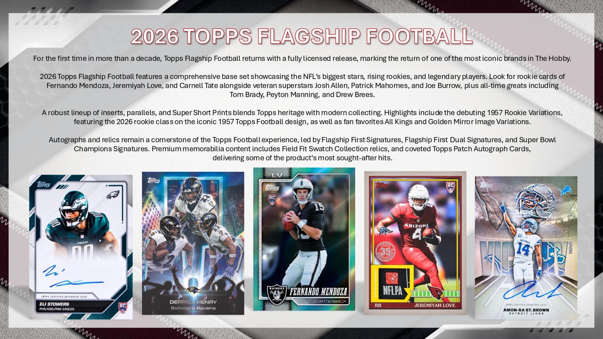 2026 Topps Flagship Football Hobby Box