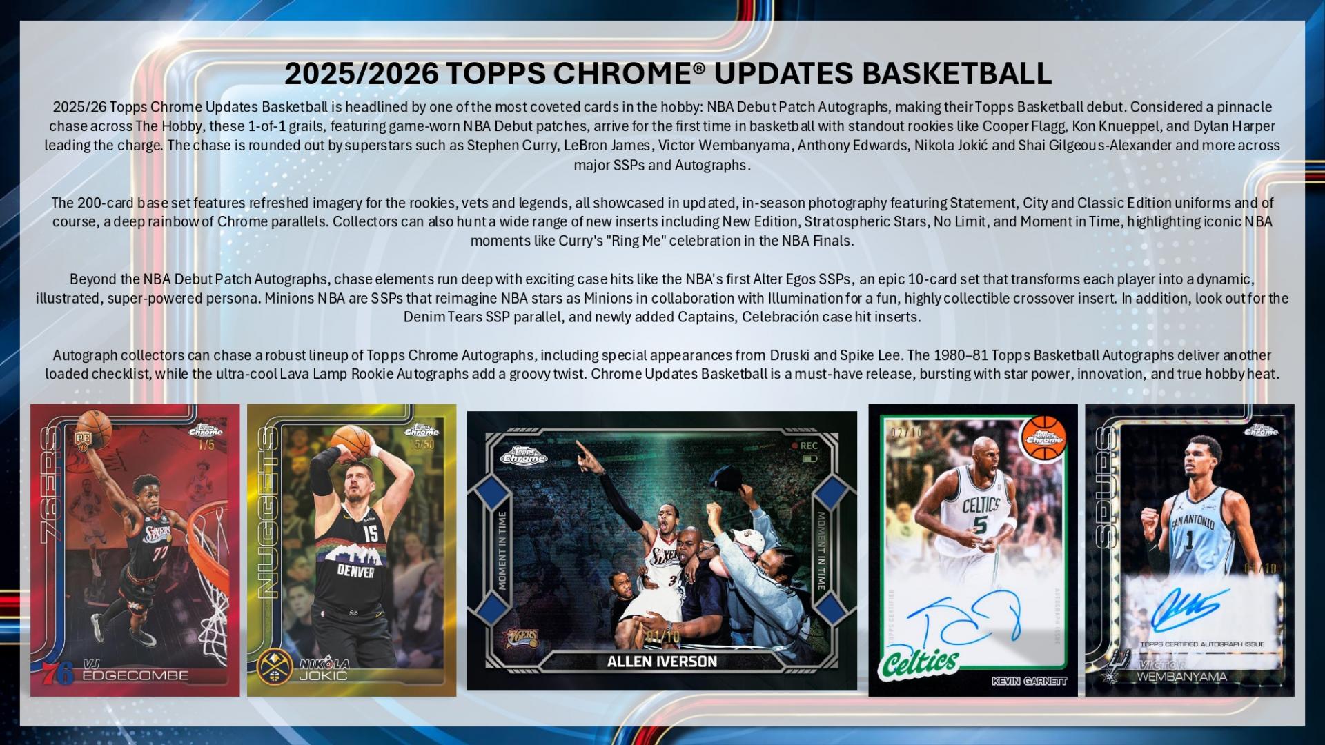 2026 Topps Chrome Update Basketball Hobby Box
