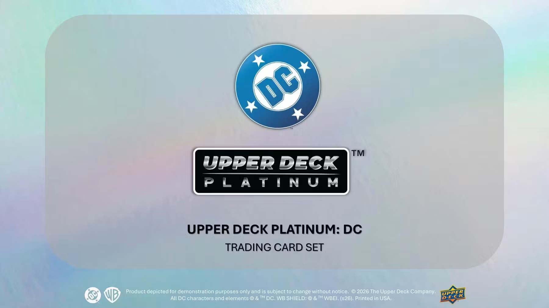 2026 Upper Deck DC Platinum Hobby International Box