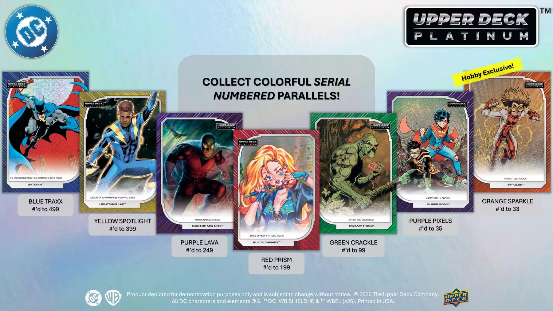 2026 Upper Deck DC Platinum Hobby International Box
