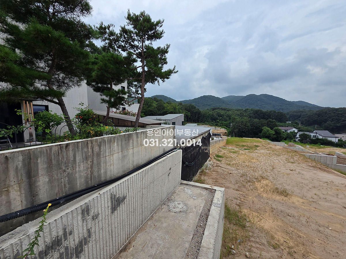 No.3959] 용인토지매매 양지 평창리 새실마을 전망좋은 남향의 전원주택부지, 평당220, 전용142평부터~, 양지IC 10분거리