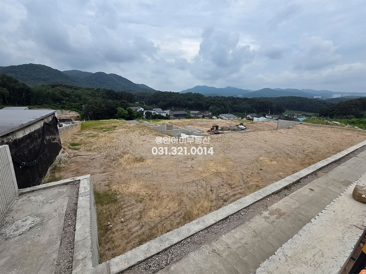 No.3959] 용인토지매매 양지 평창리 새실마을 전망좋은 남향의 전원주택부지, 평당220, 전용142평부터~, 양지IC 10분거리