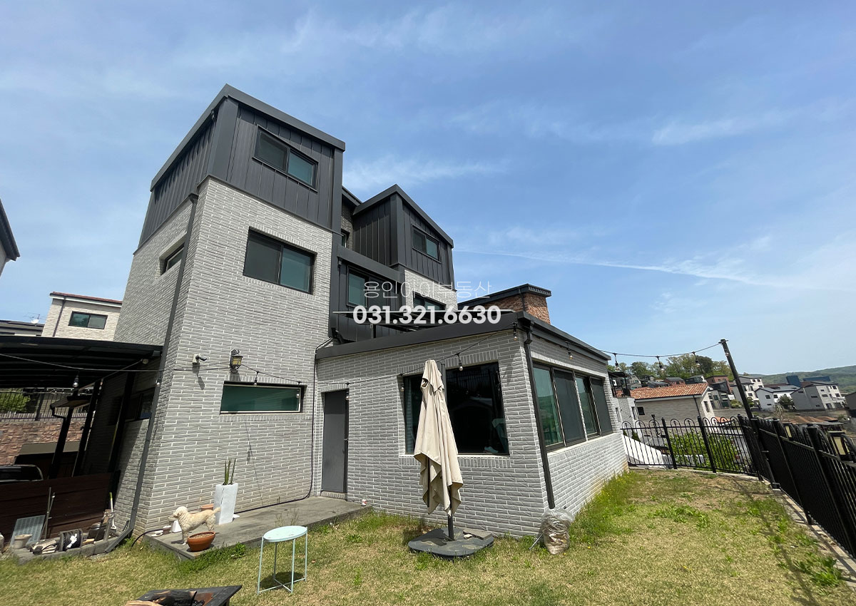 No. 5091] 용인 전원주택 매매 처인구 포곡읍 전대리, 마성IC 초근접! 썬룸 넓은 철근콘크리트 3층주택 방4개