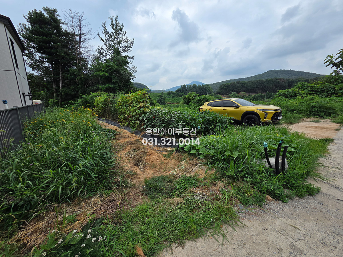No.3961] 광주 도척면 방도리 토지매매, 양지 식금리와 접한 위치의 숲세권 조용한 전원생활 가능한 주택부지