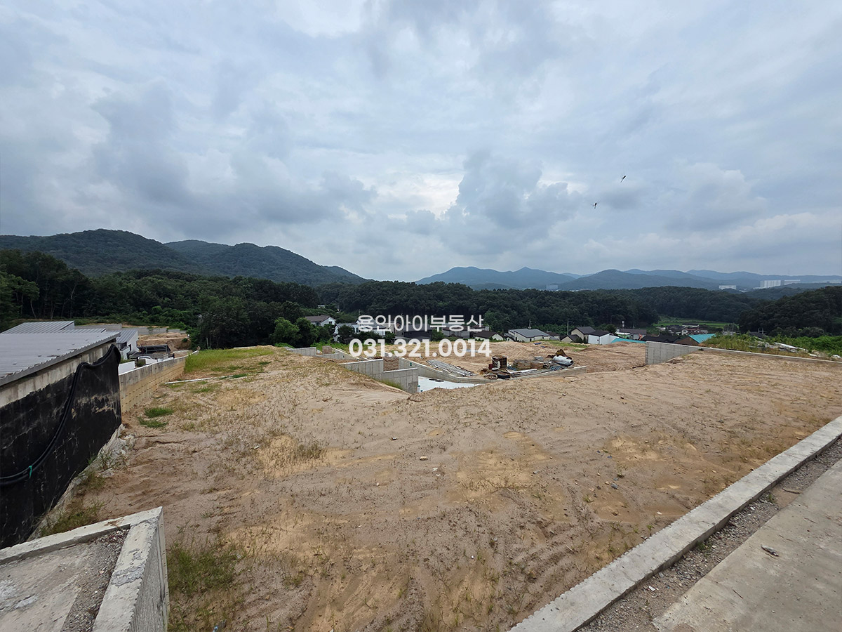 No.3959] 용인토지매매 양지 평창리 새실마을 전망좋은 남향의 전원주택부지, 평당220, 전용142평부터~, 양지IC 10분거리