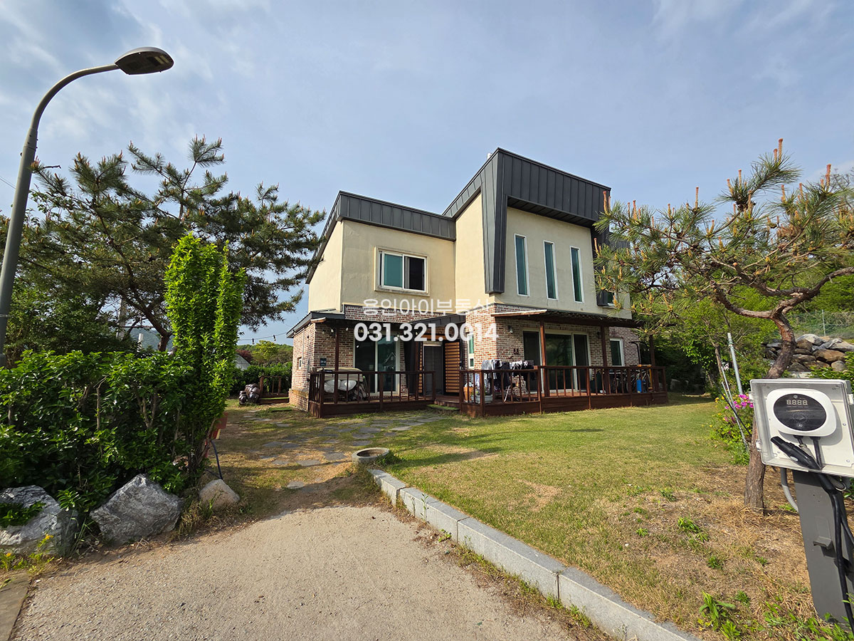 No.3906] 용인전원주택 양지 평창리 프라이빗한 위치의 철콘전원주택, 전기차충전기, 지열보일러 , 양지IC 5분