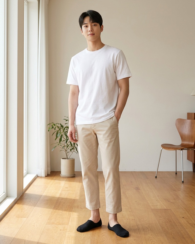 조금파인 다른 착용 사진