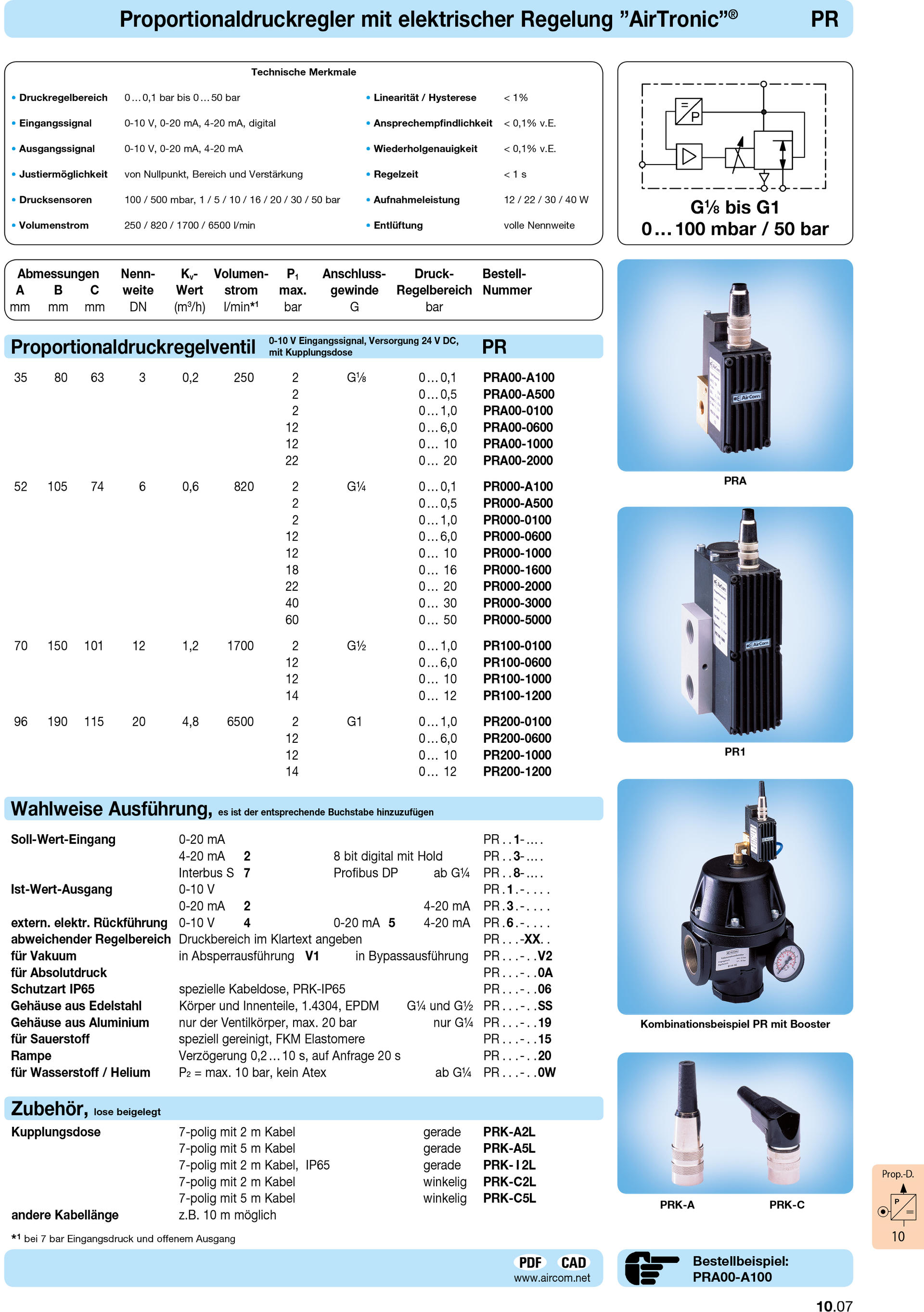 PRA PR PRA00 PR000 PR100 PR200 roportional Regulators 프로포셔널 레귤레이터 (G1/8 ...