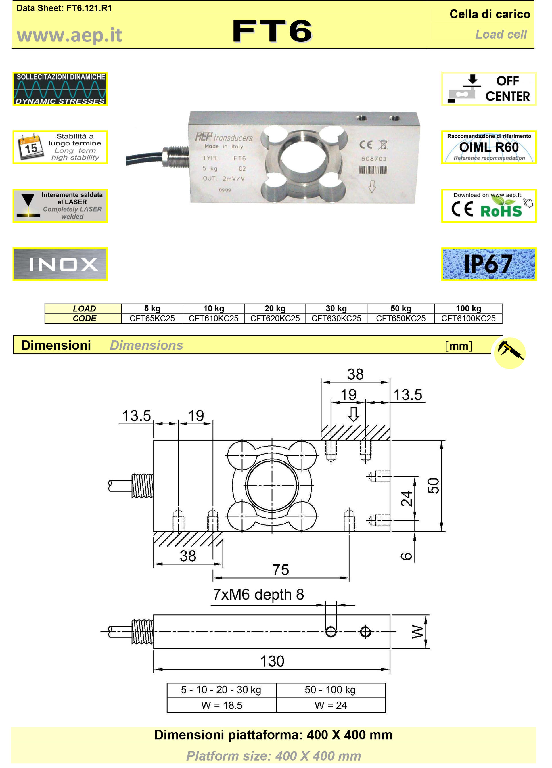 Load Cell CLS CBS C2S C2S-AMP F1 F3 FT1 FT2 FT6 TCA (All 로드 셀) 에이피 Load ...