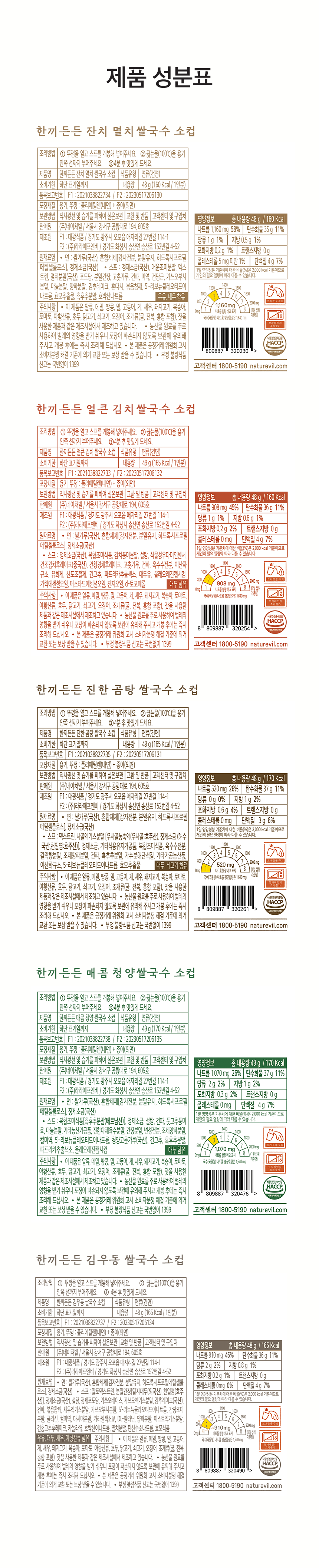 한끼든든 컵쌀국수 소컵 30개입