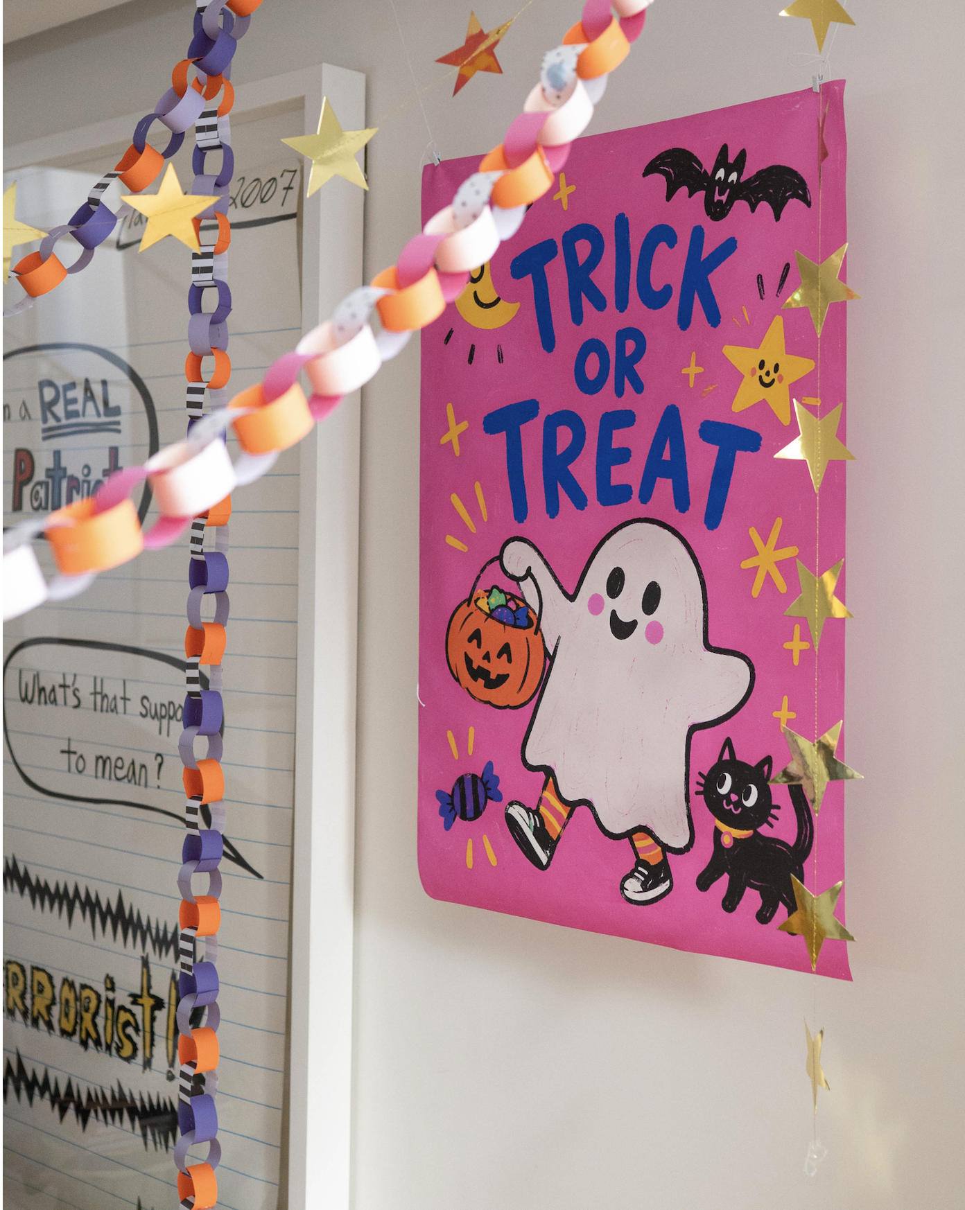 트릭 오어 트릿 배너 ( TRICK OR TREAT ) / 70 X 96
