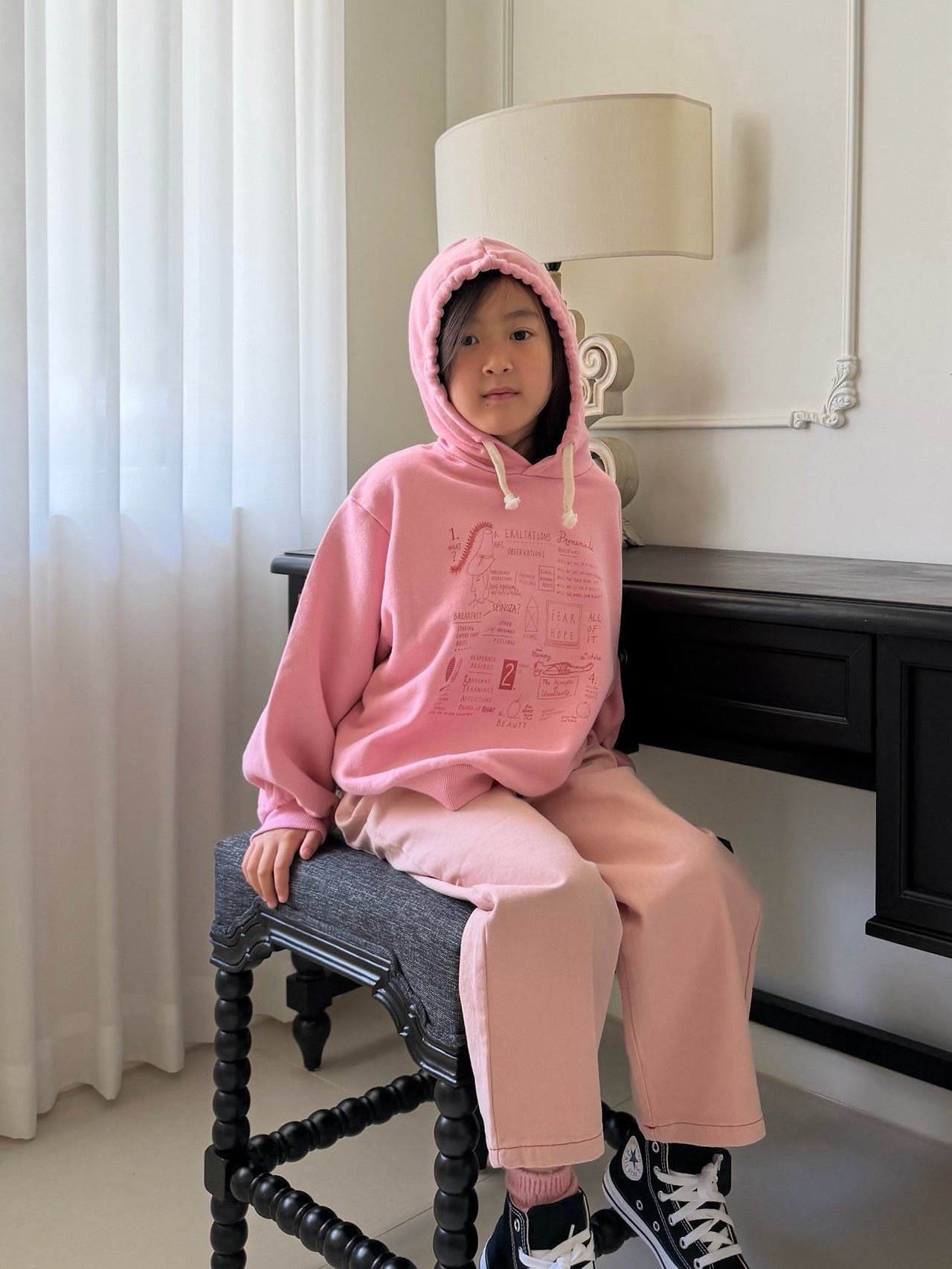 스케치후드T