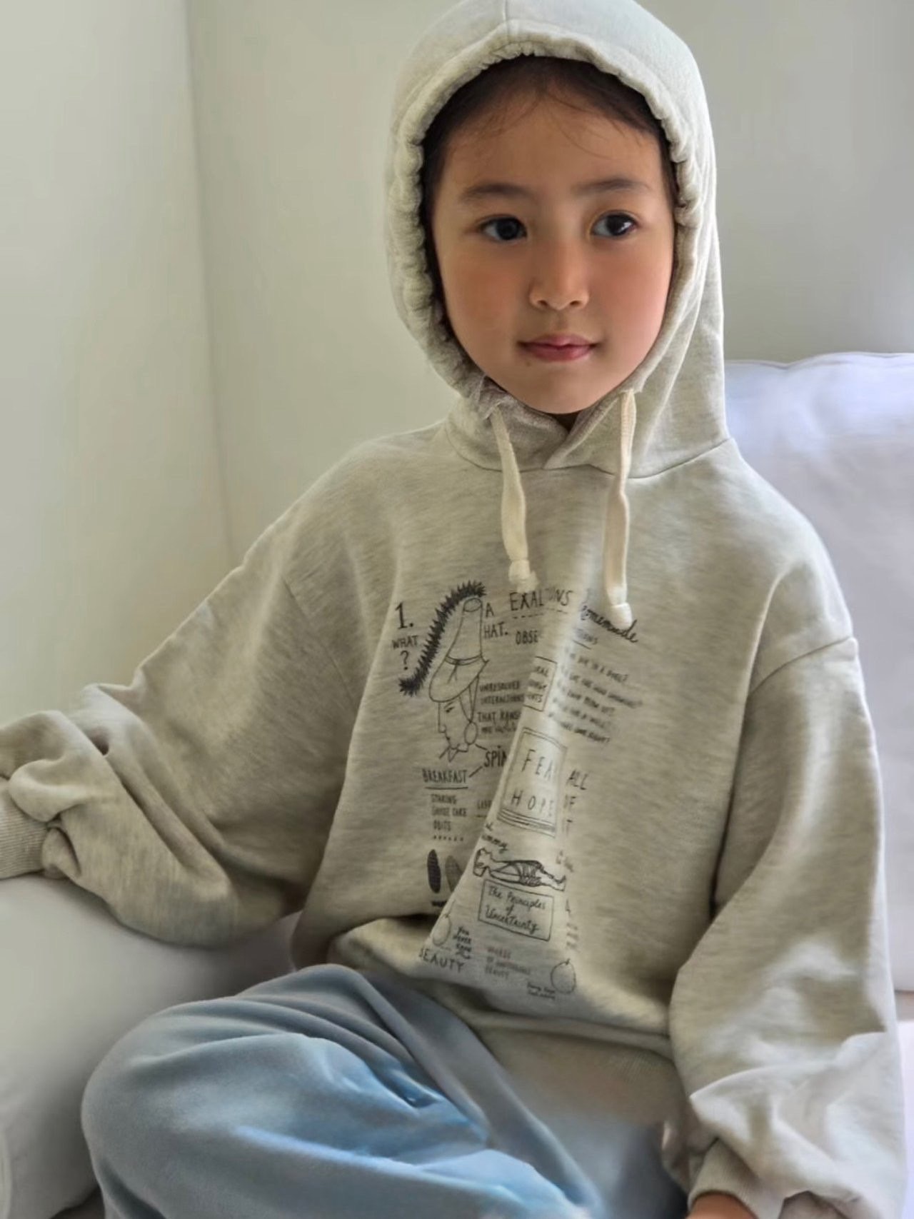 스케치후드T