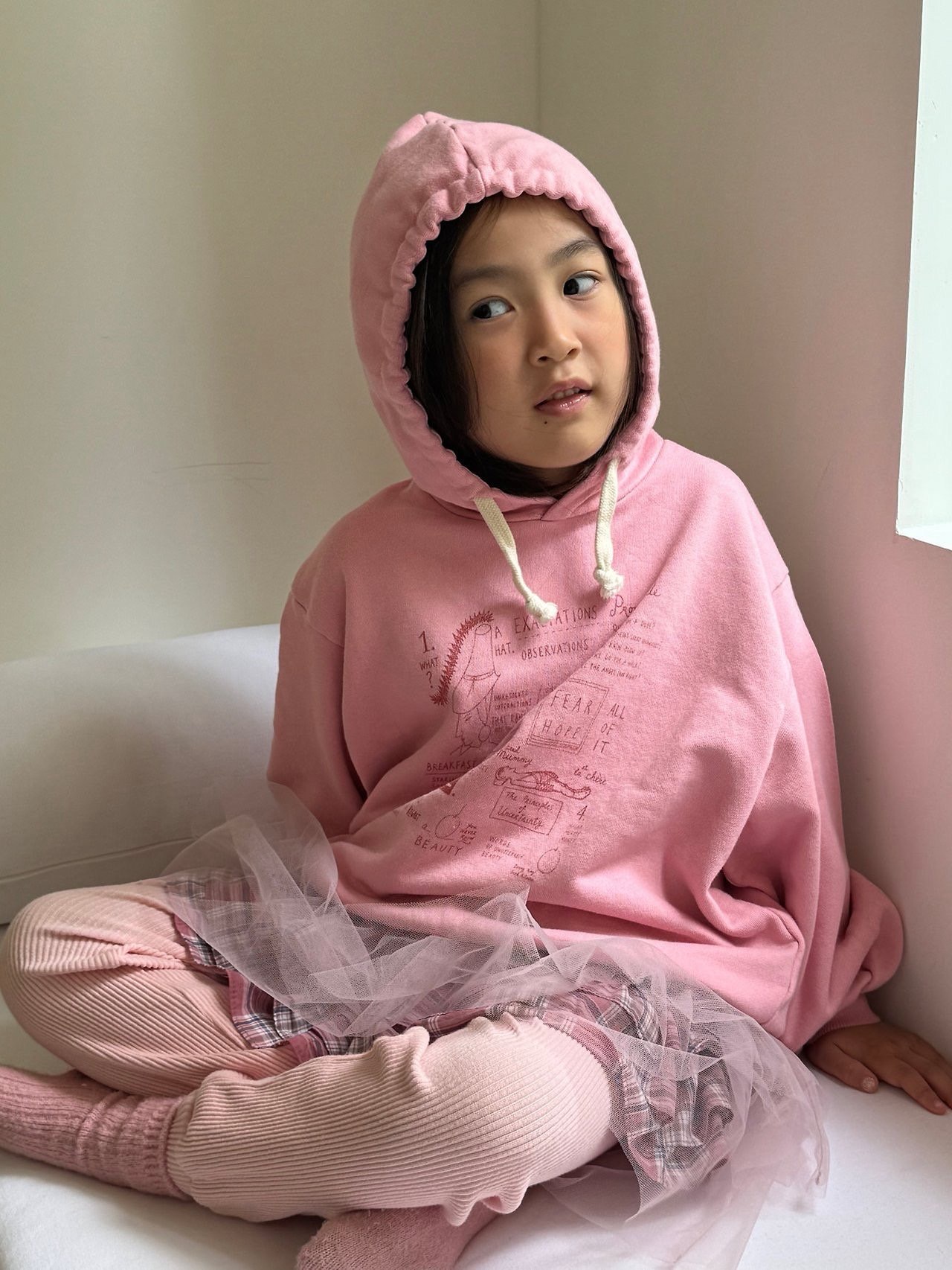 스케치후드T