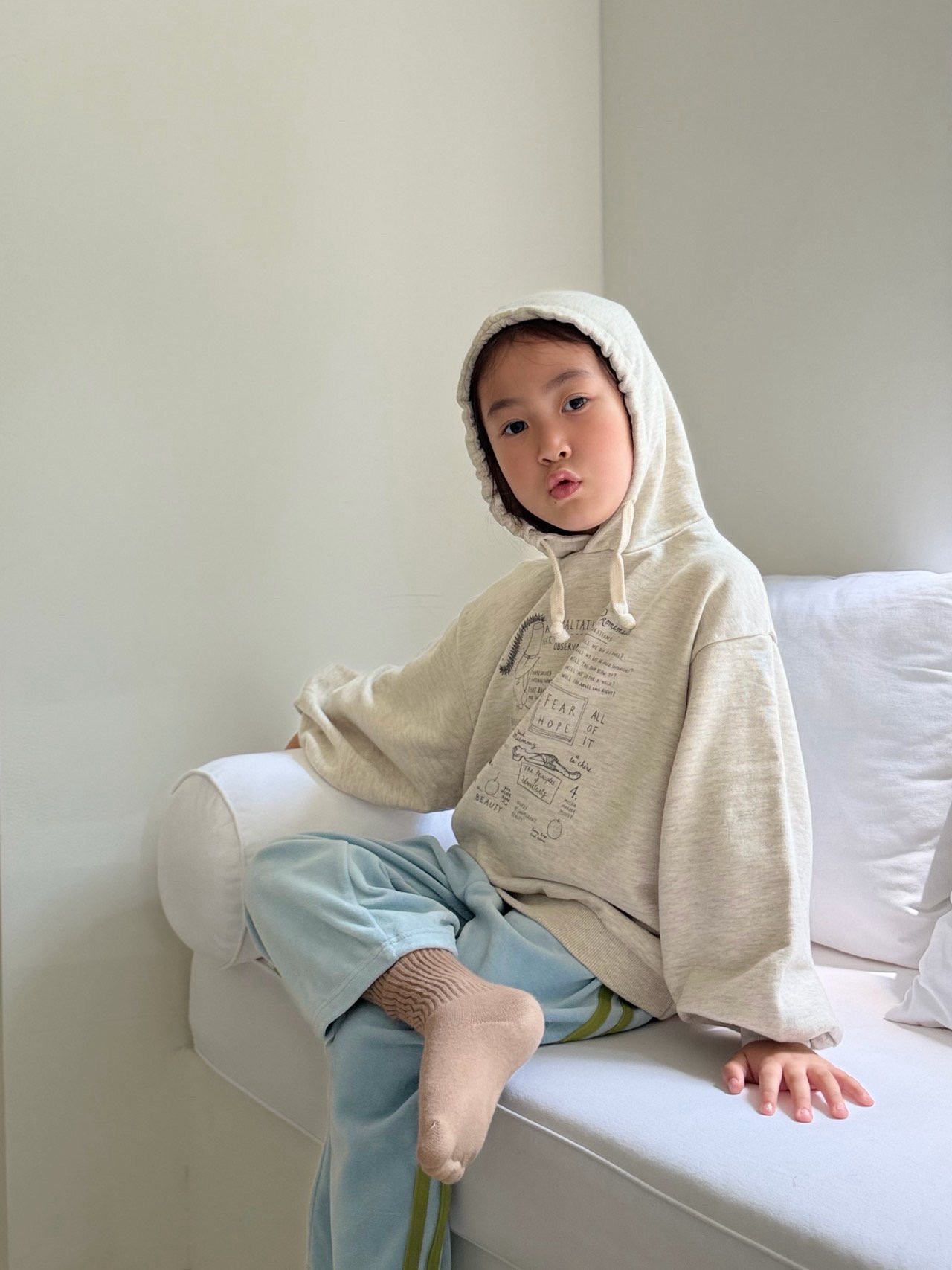 스케치후드T