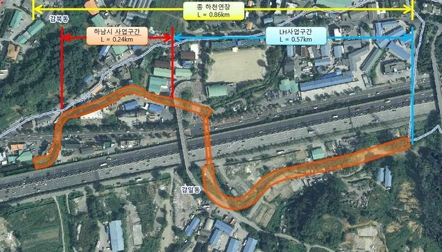 하남 감북지구 가무나리천 정비사업 속도 : 하남포털 아리하남 하남타임즈