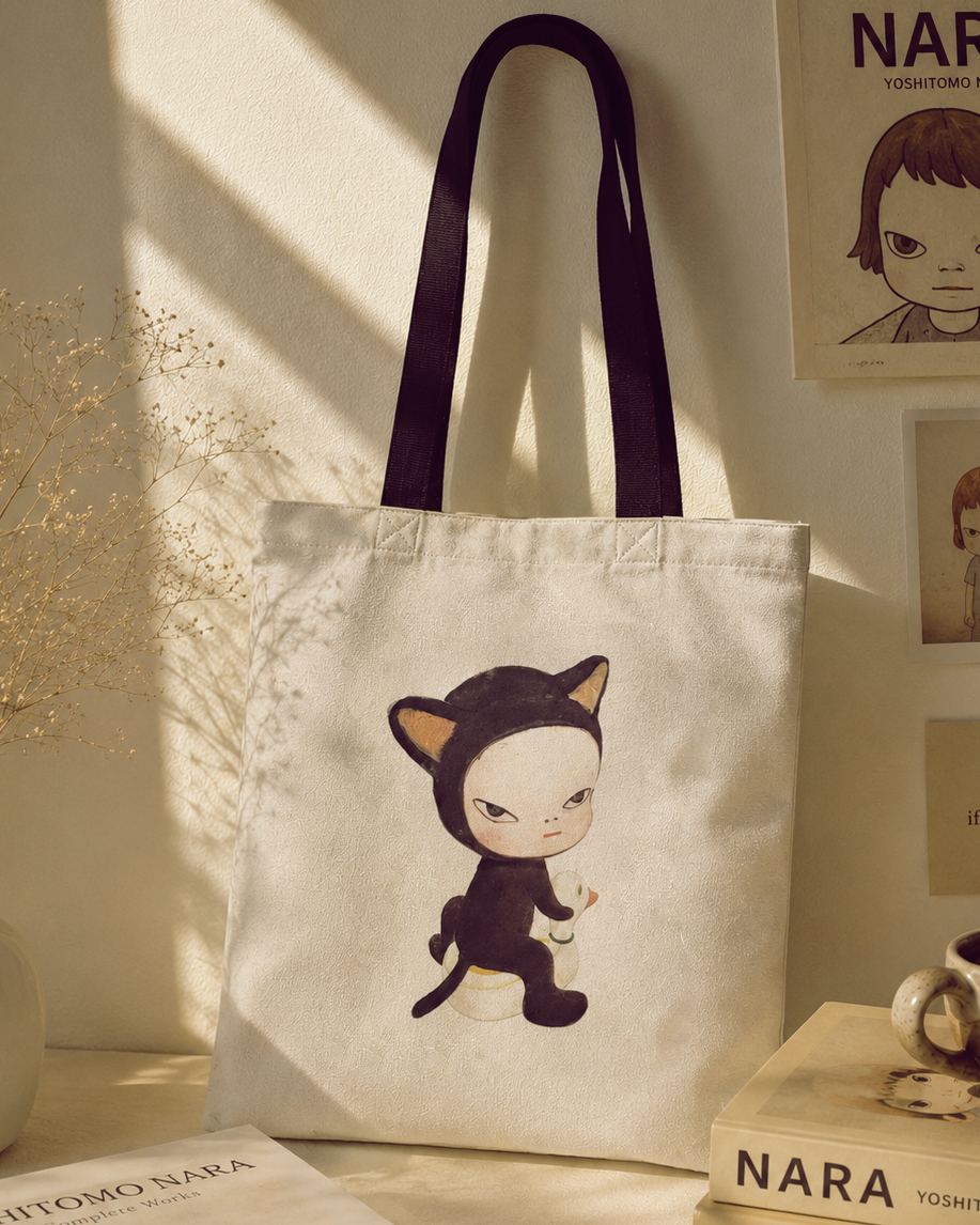 나라 요시토모 Harmless Kitty 토트백