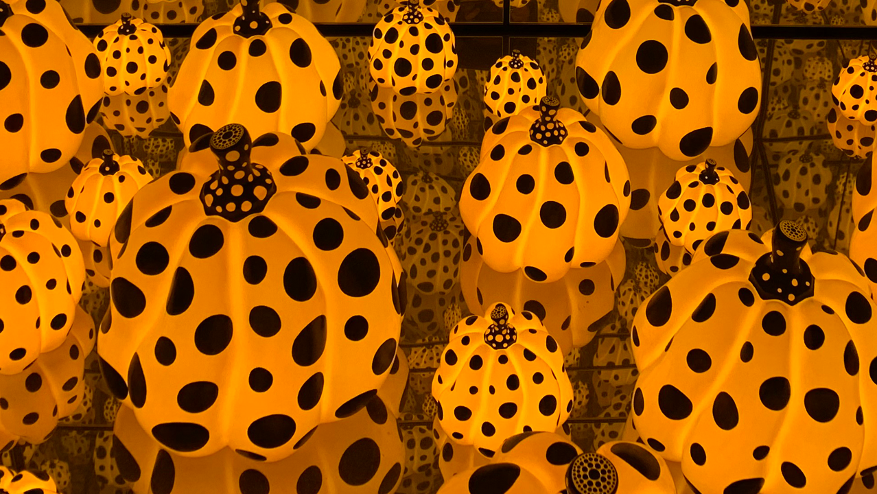 쿠사마 호박 설치 작품