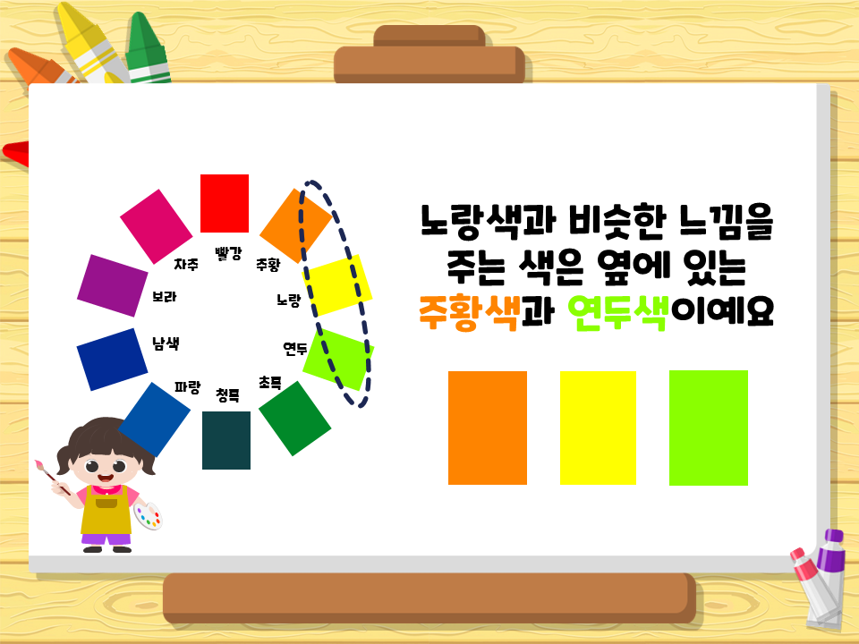 색깔 이름과 느낌 이야기 나누기 PPT