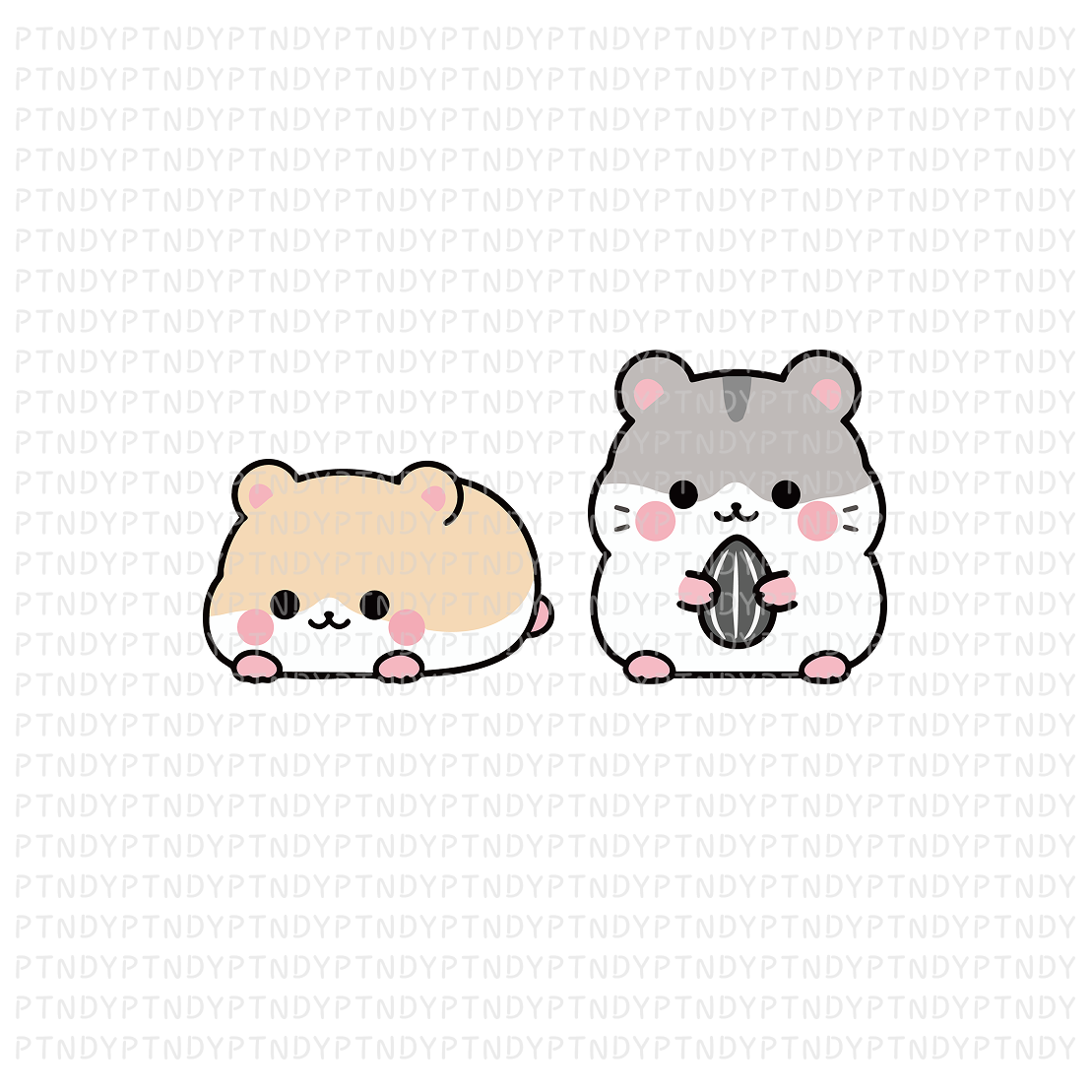 고양이 - 상업용 토퍼 레터링 문구 아이콘 도안 복제
