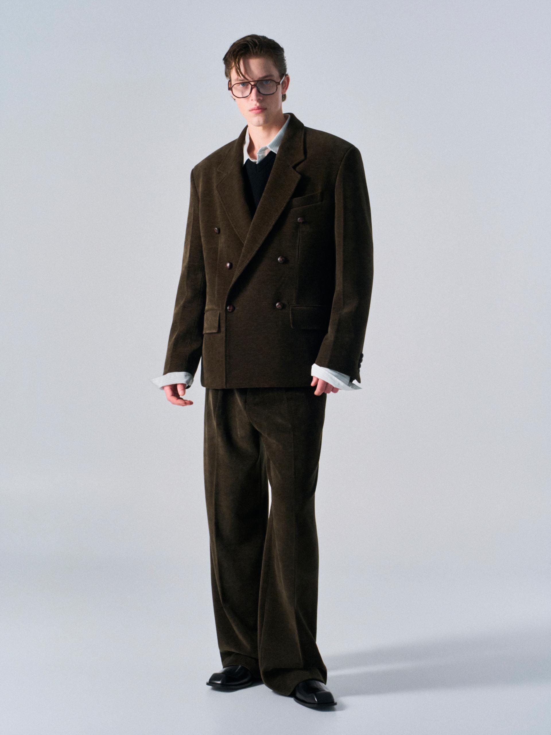 Eden tailored double jacket umber