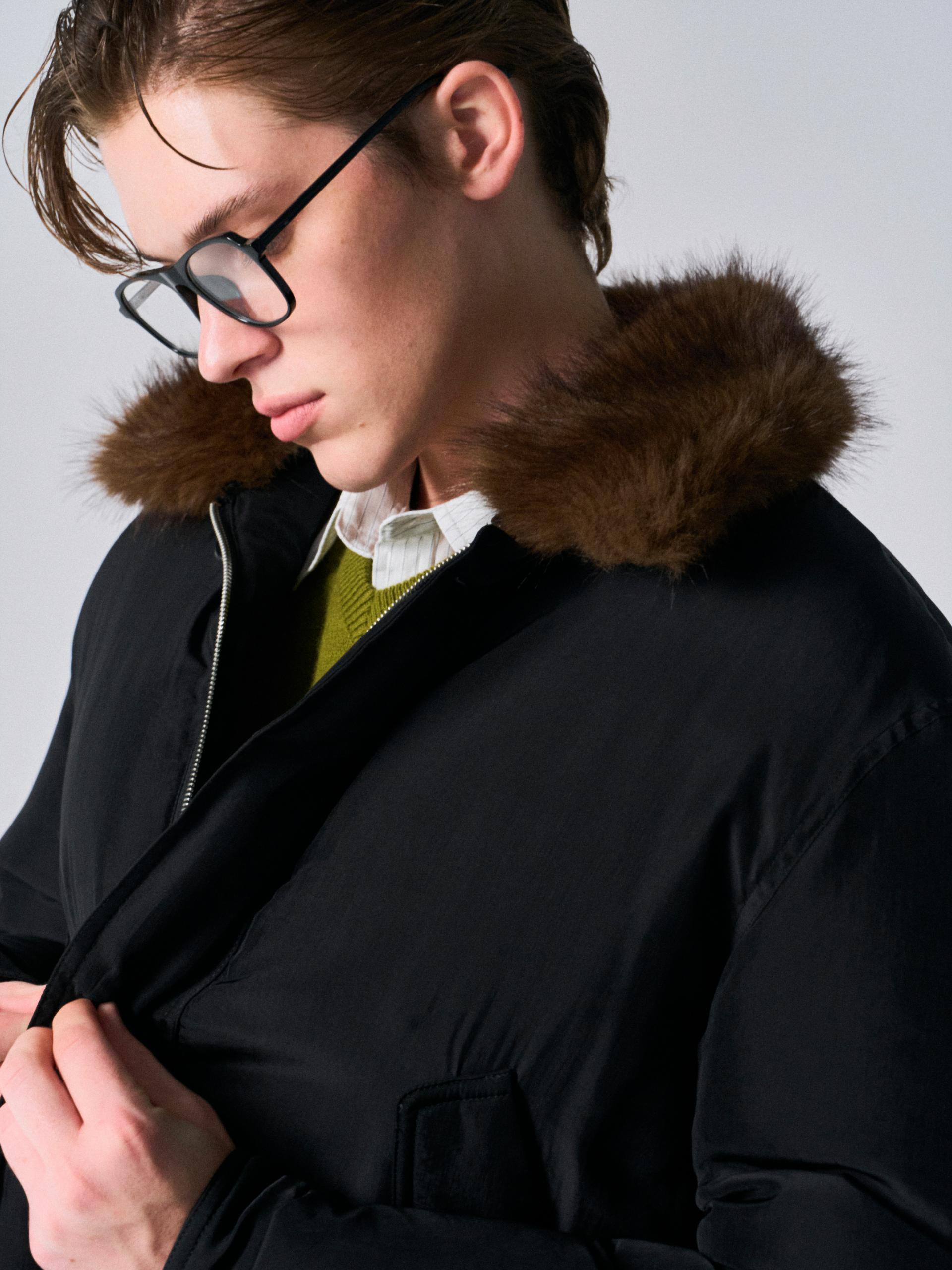 Dover goose down jacket black