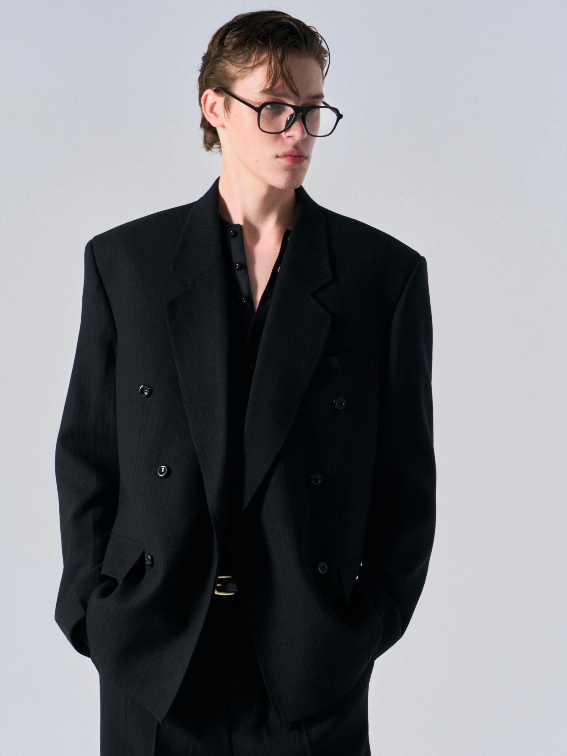 Eden tailored double jacket pin stripe