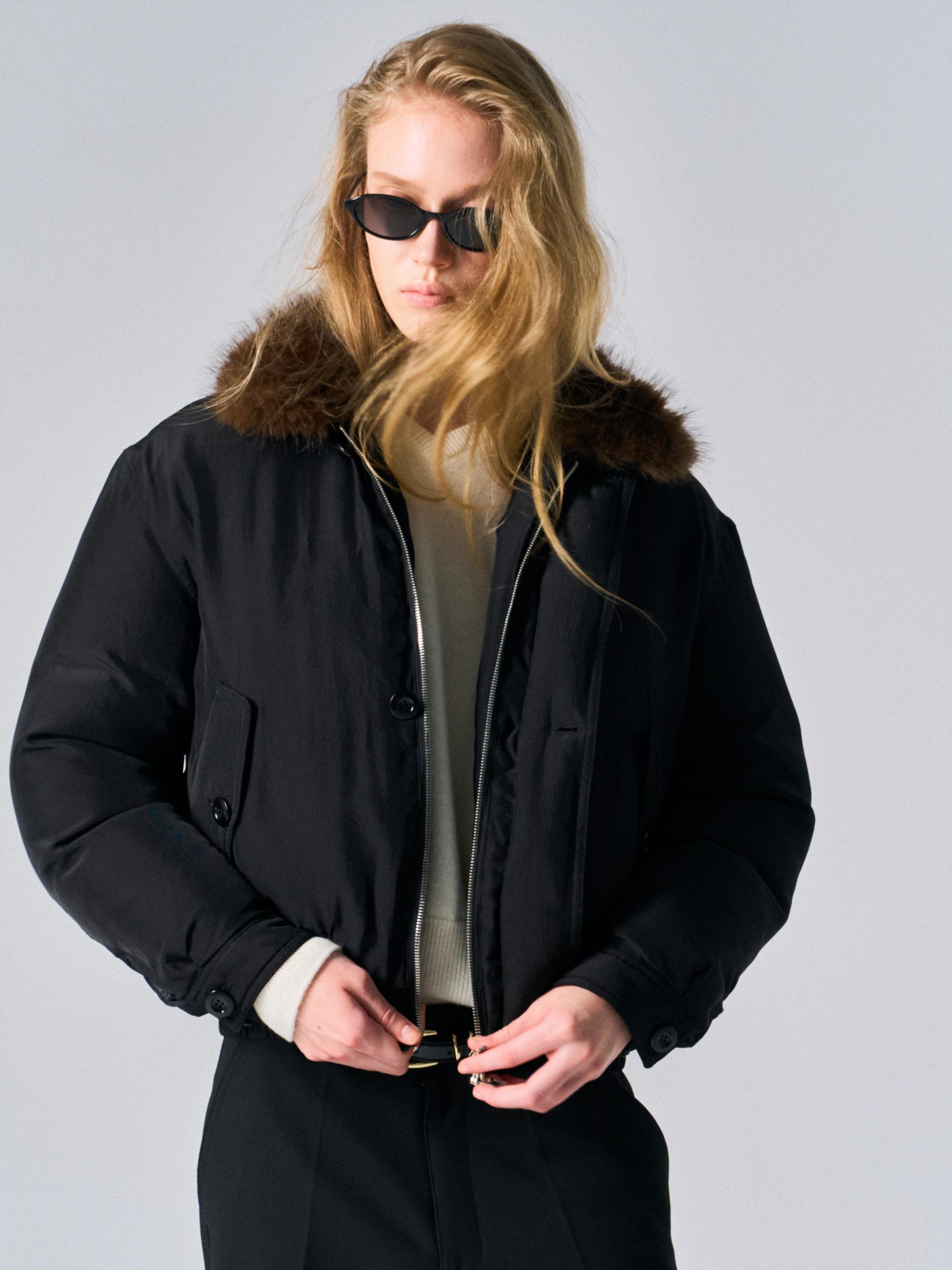 Dover goose down jacket black