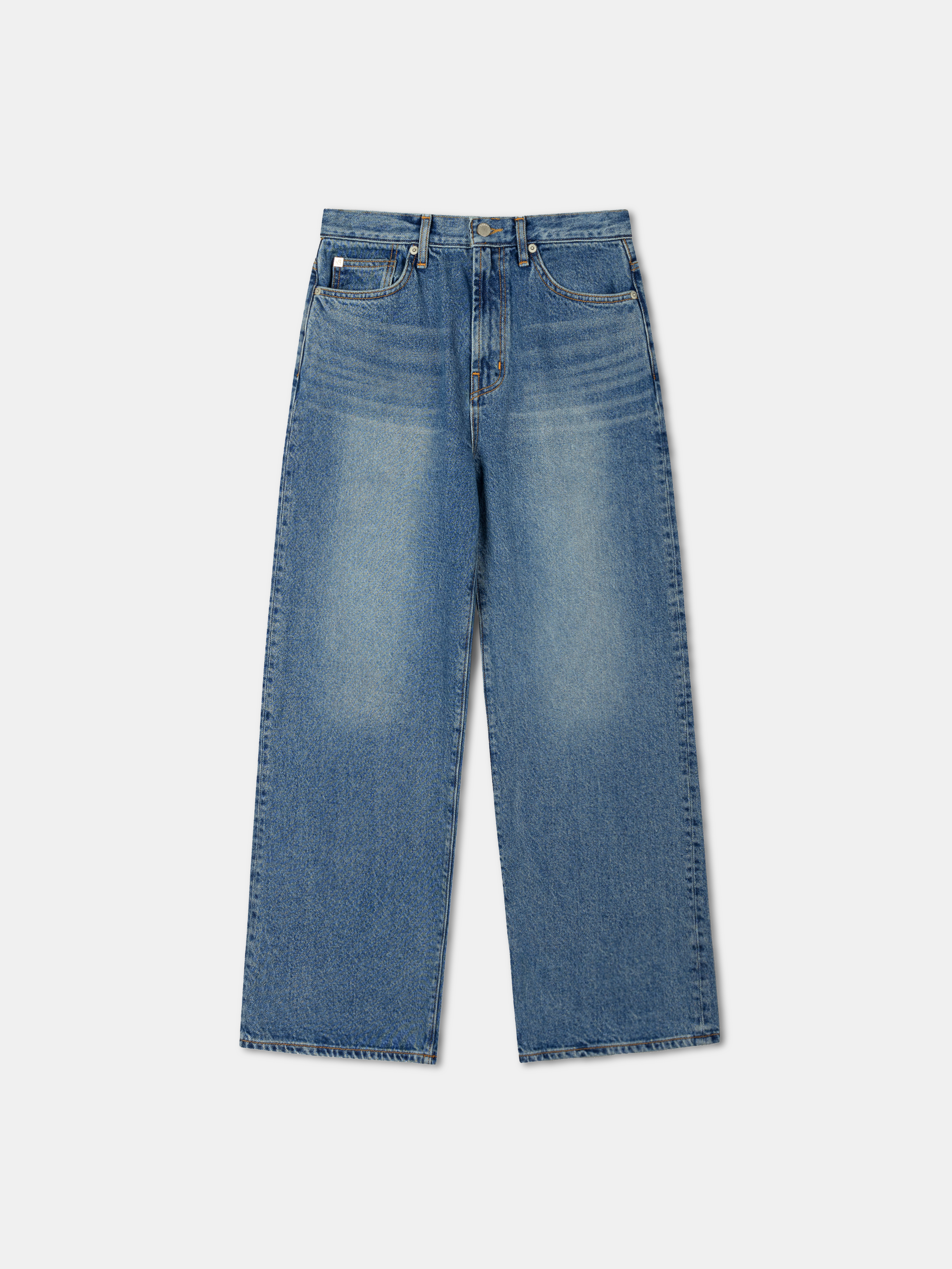 Mariam wide fit jeans mid blue wash