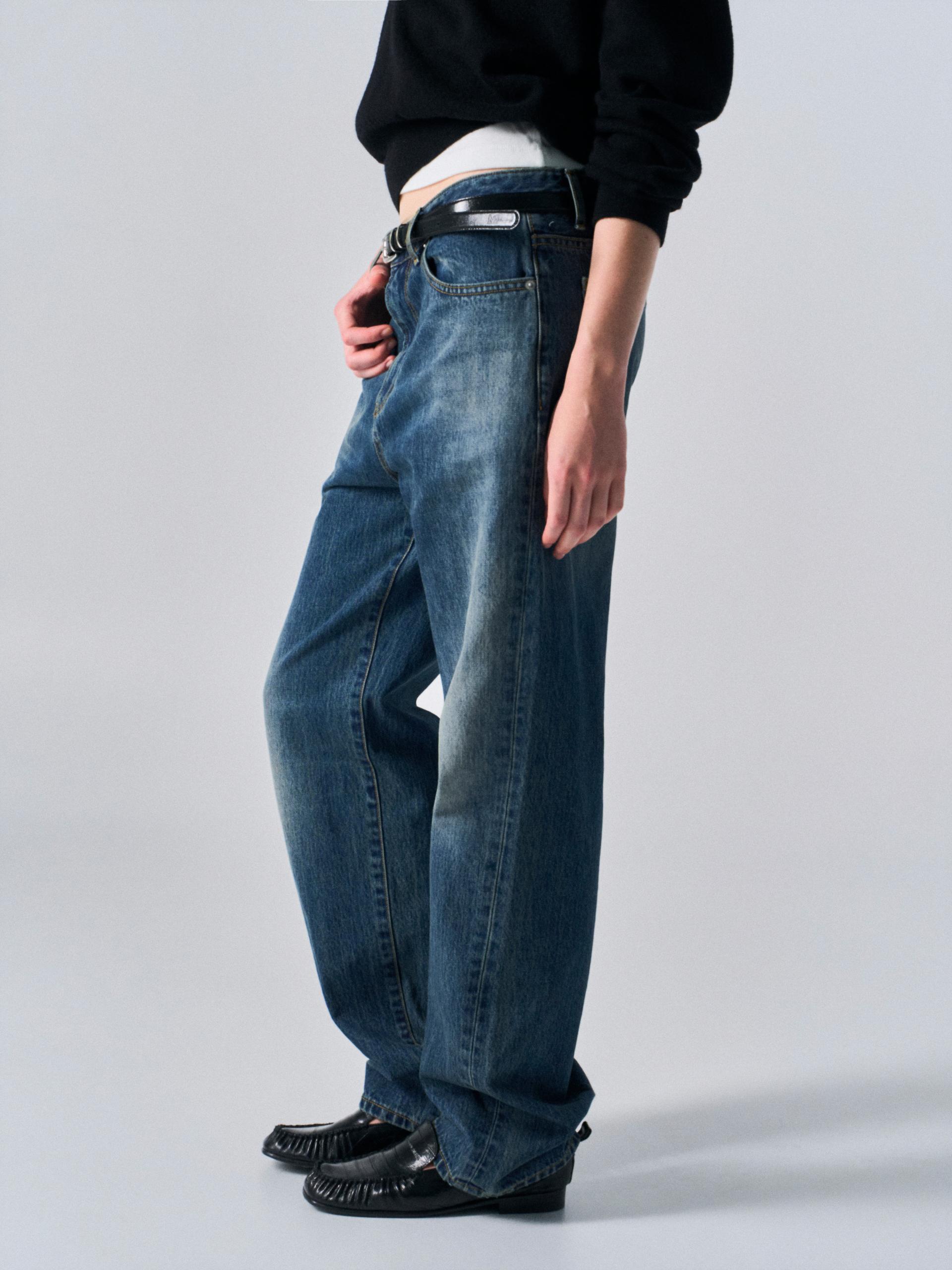 Ashton straight fit jeans vintage blue