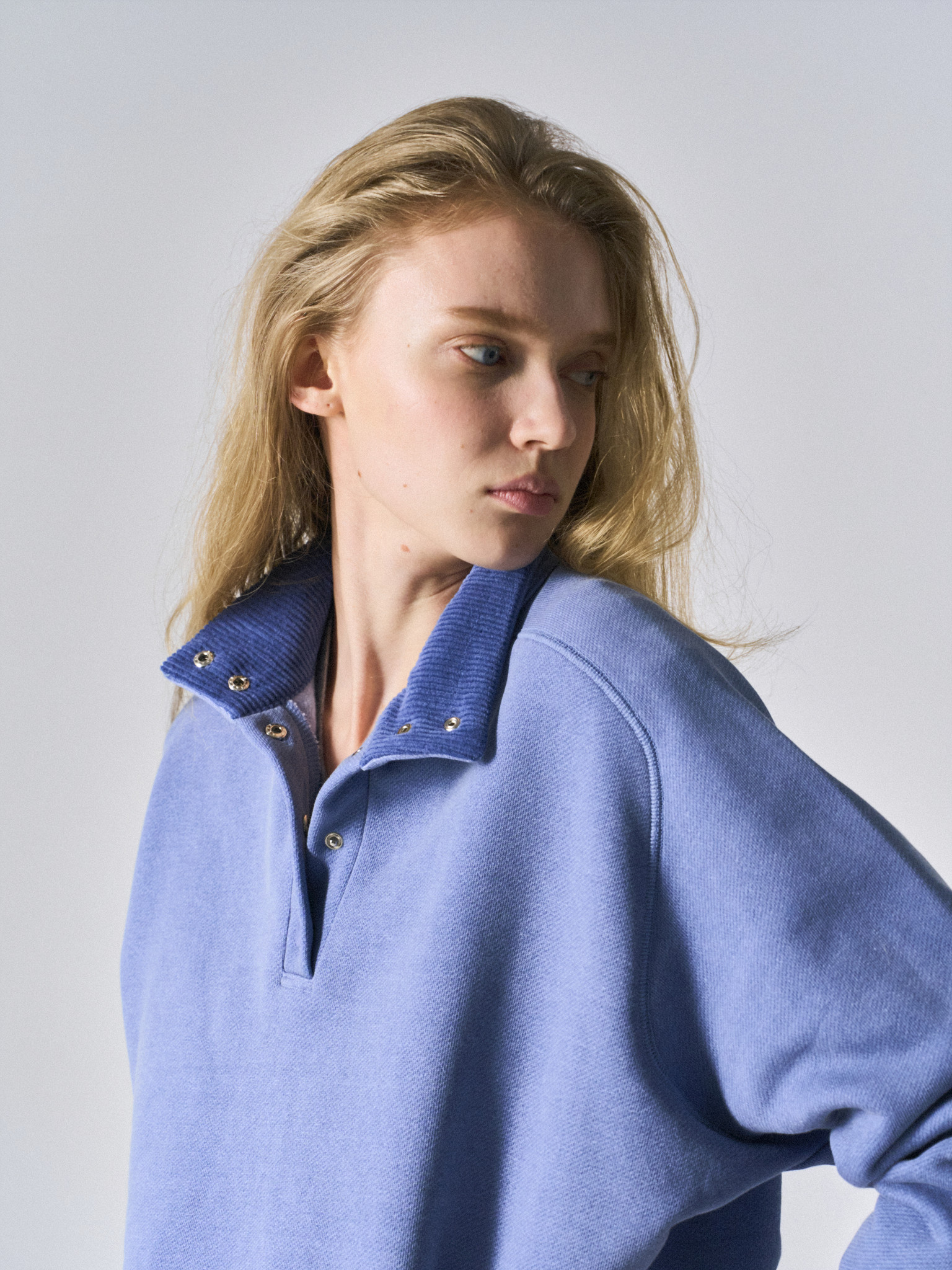 Rumi pullover sweatshirt chalky blue