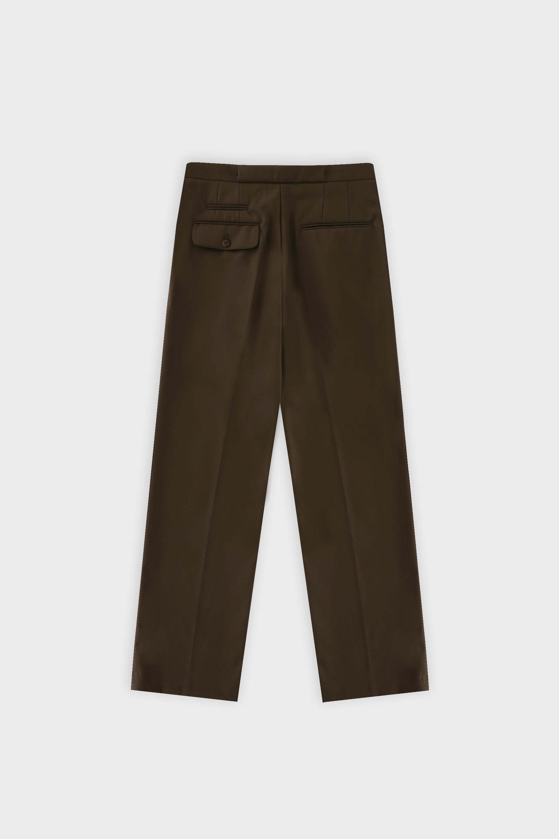 relaxed fit pants brown