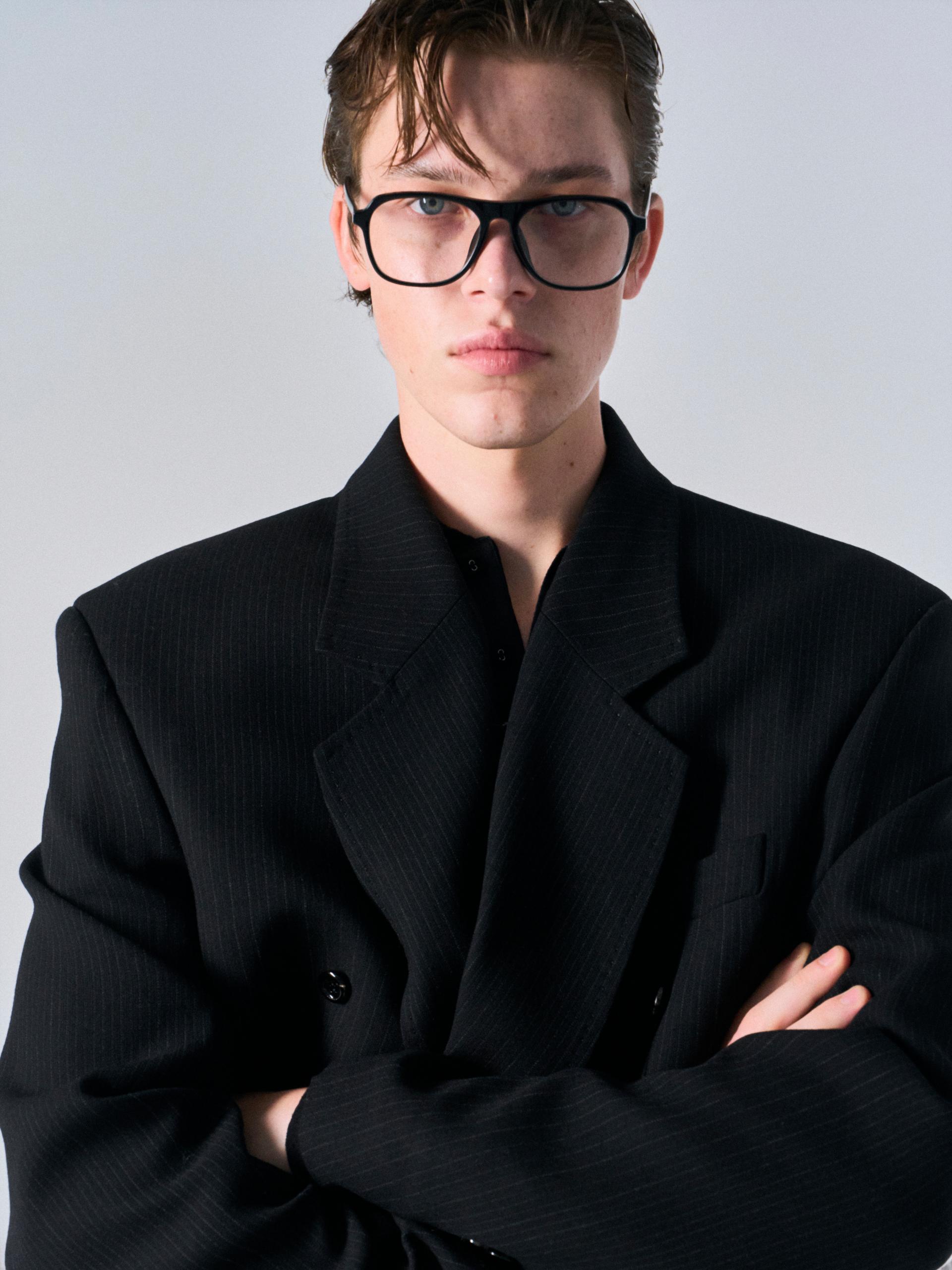 Eden tailored double jacket pin stripe