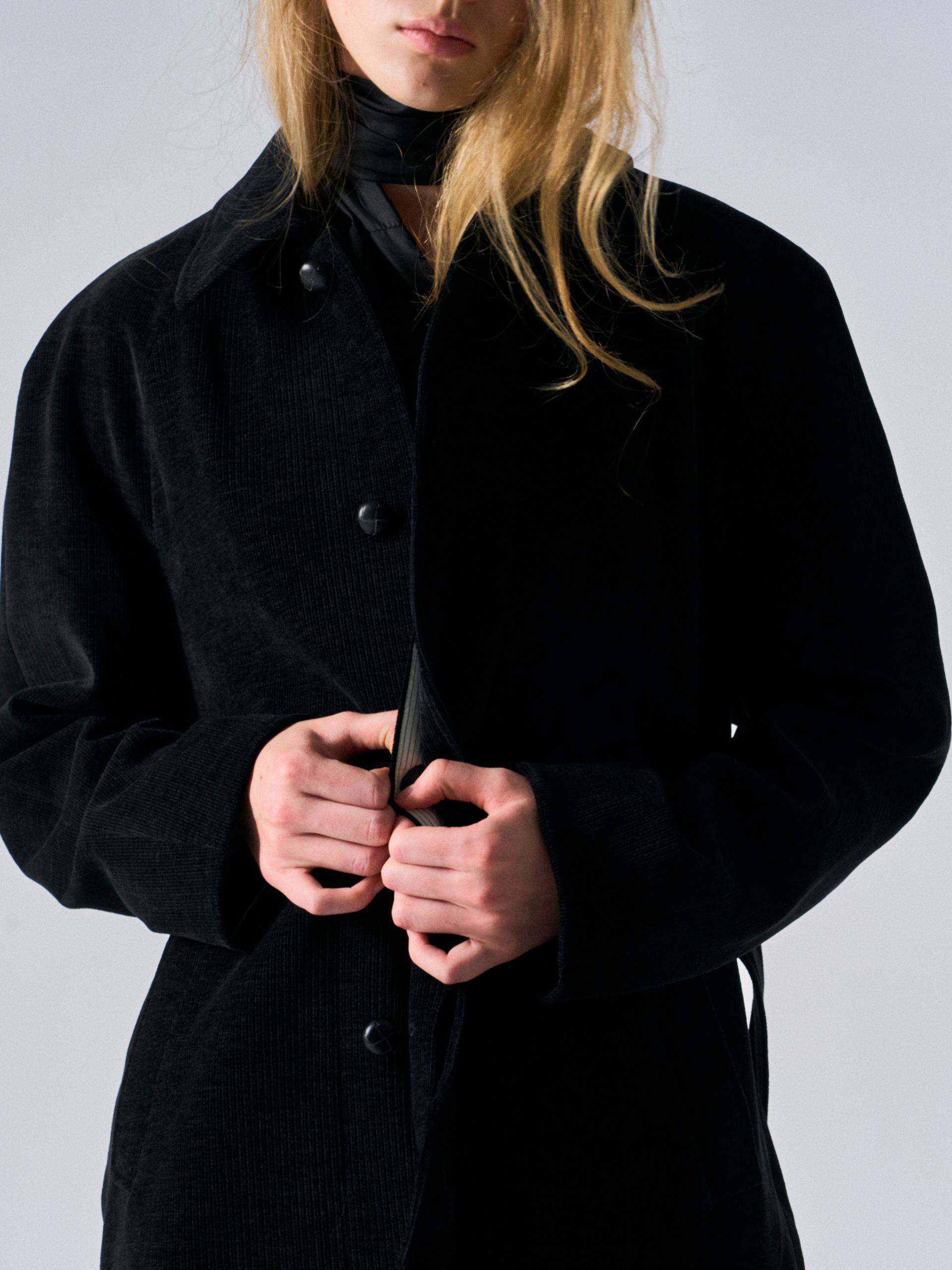 Rene arch raglan half coat black
