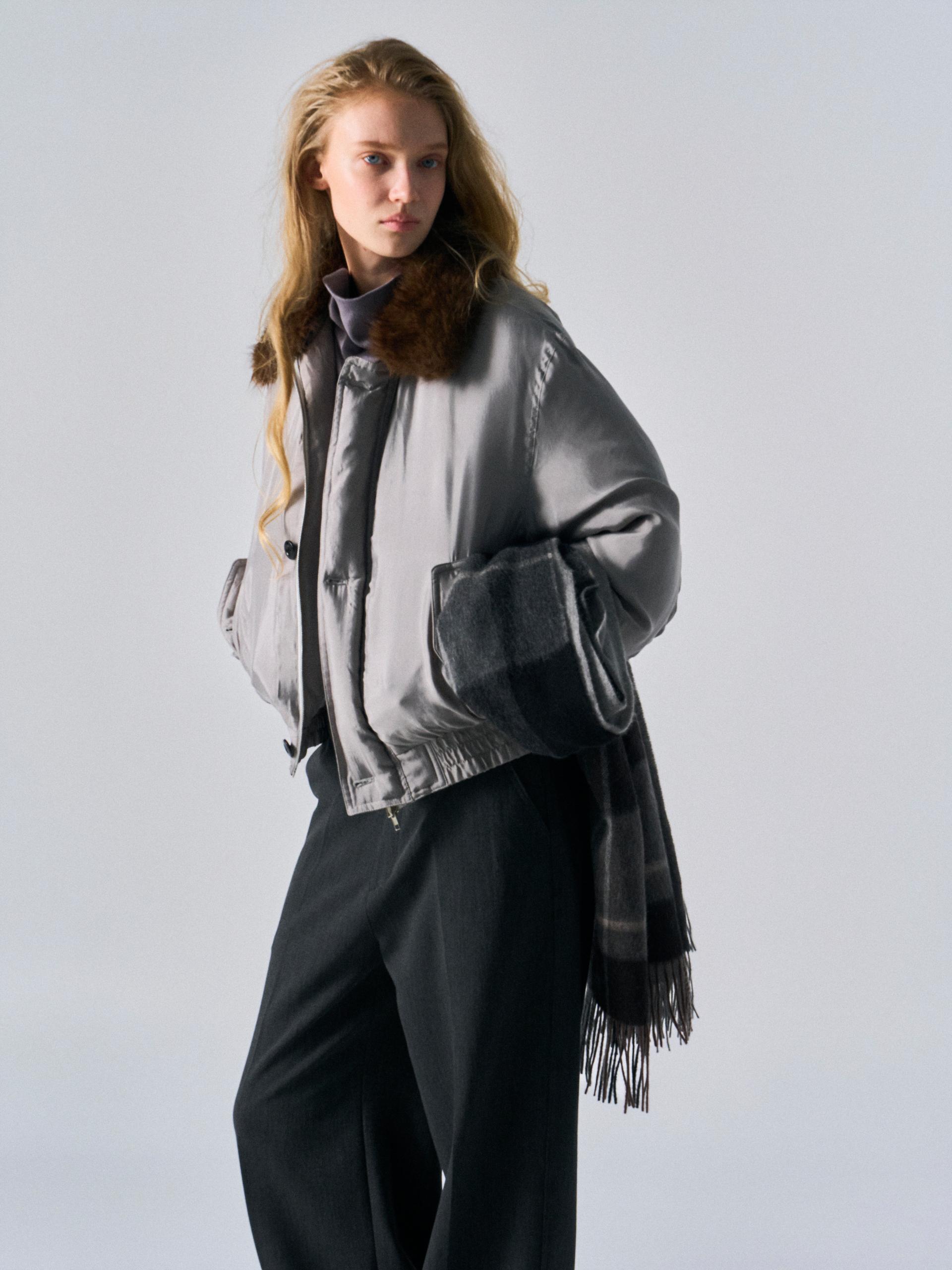 Dover goose down jacket silver
